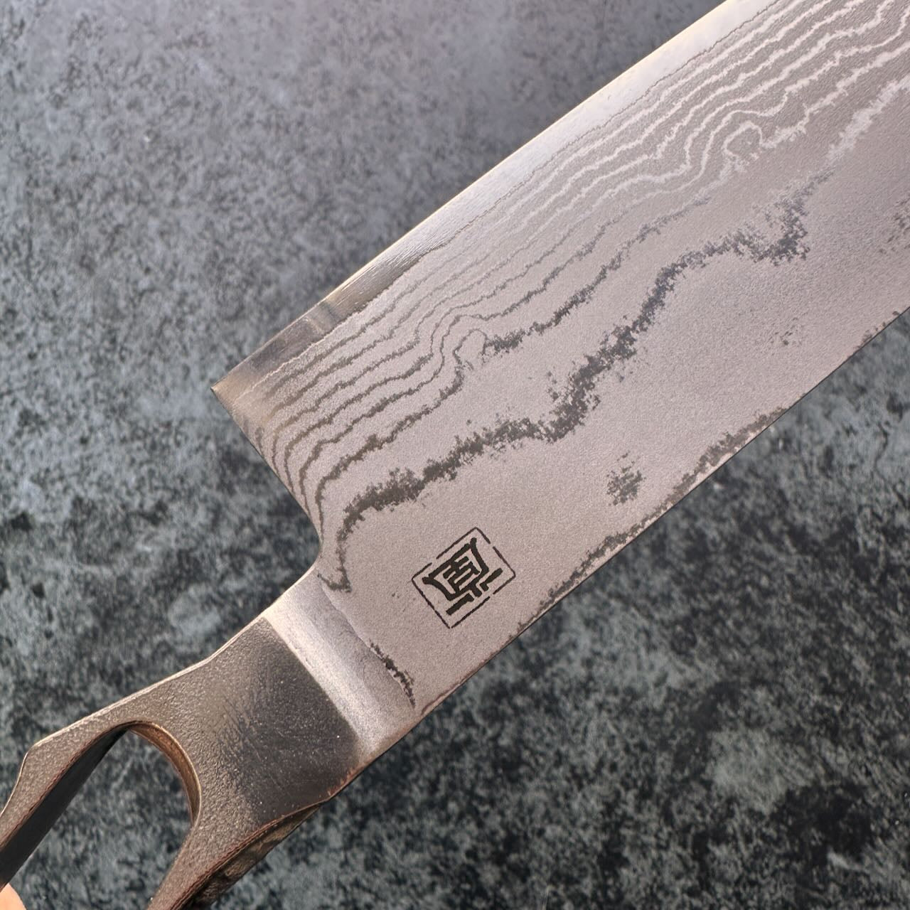 VG10 Stainless Steel Damascus Santoku 170mm - Kamimoto