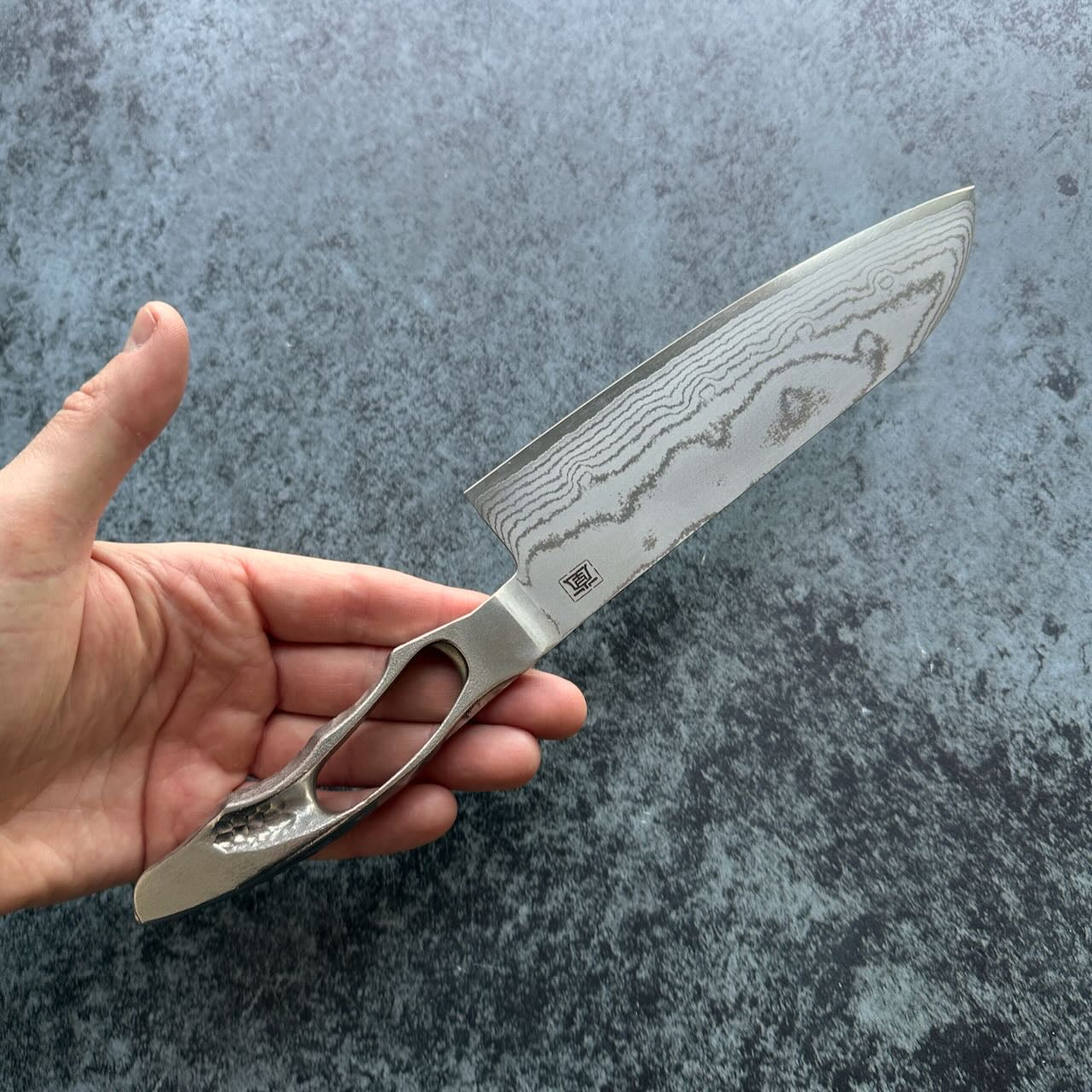 VG10 Stainless Steel Damascus Santoku 170mm - Kamimoto