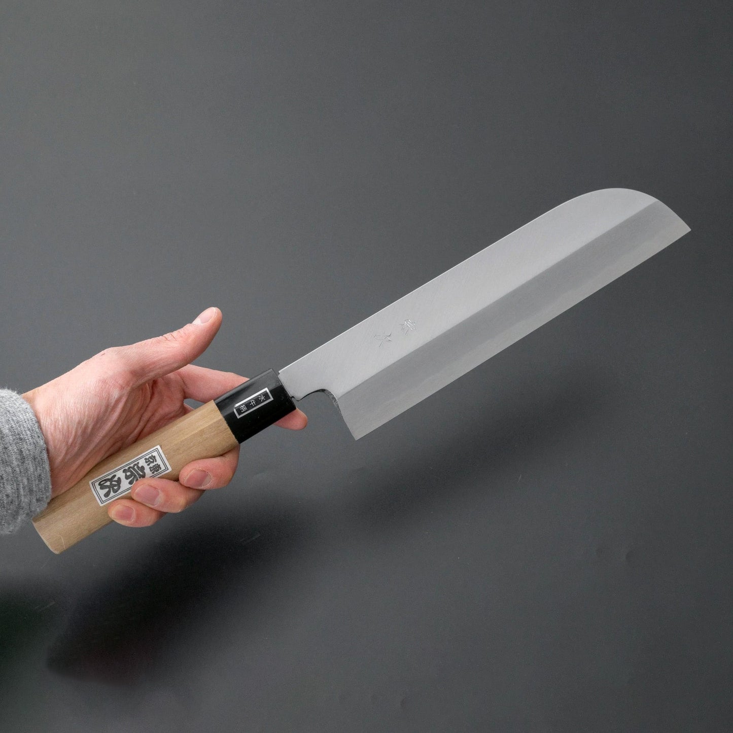 Morihei Munetsugu White #2 Kamagata Usuba 240mm Ho Wood Handle - Kamimoto