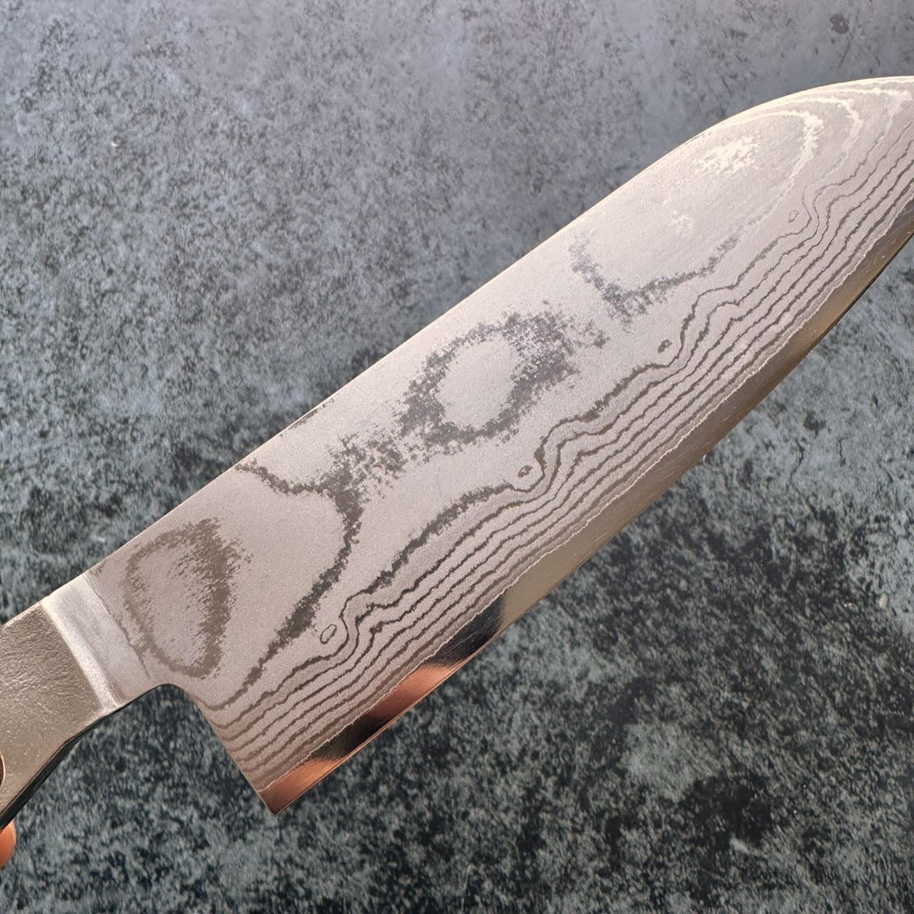VG10 Stainless Steel Damascus Santoku 170mm - Kamimoto