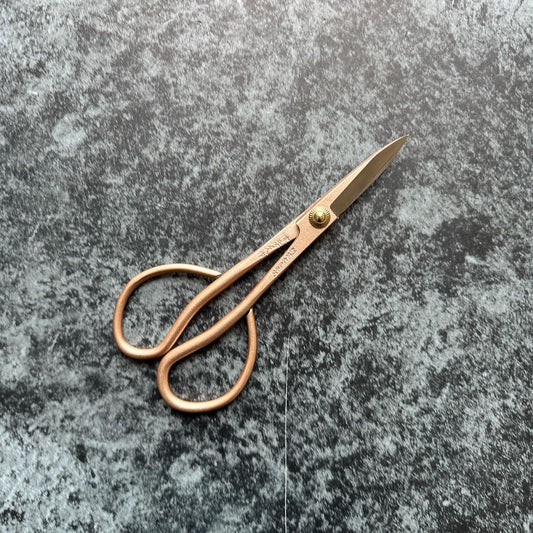 Hidehisa Ikebana Scissors Rose gold 165mm TH-10PG - Kamimoto