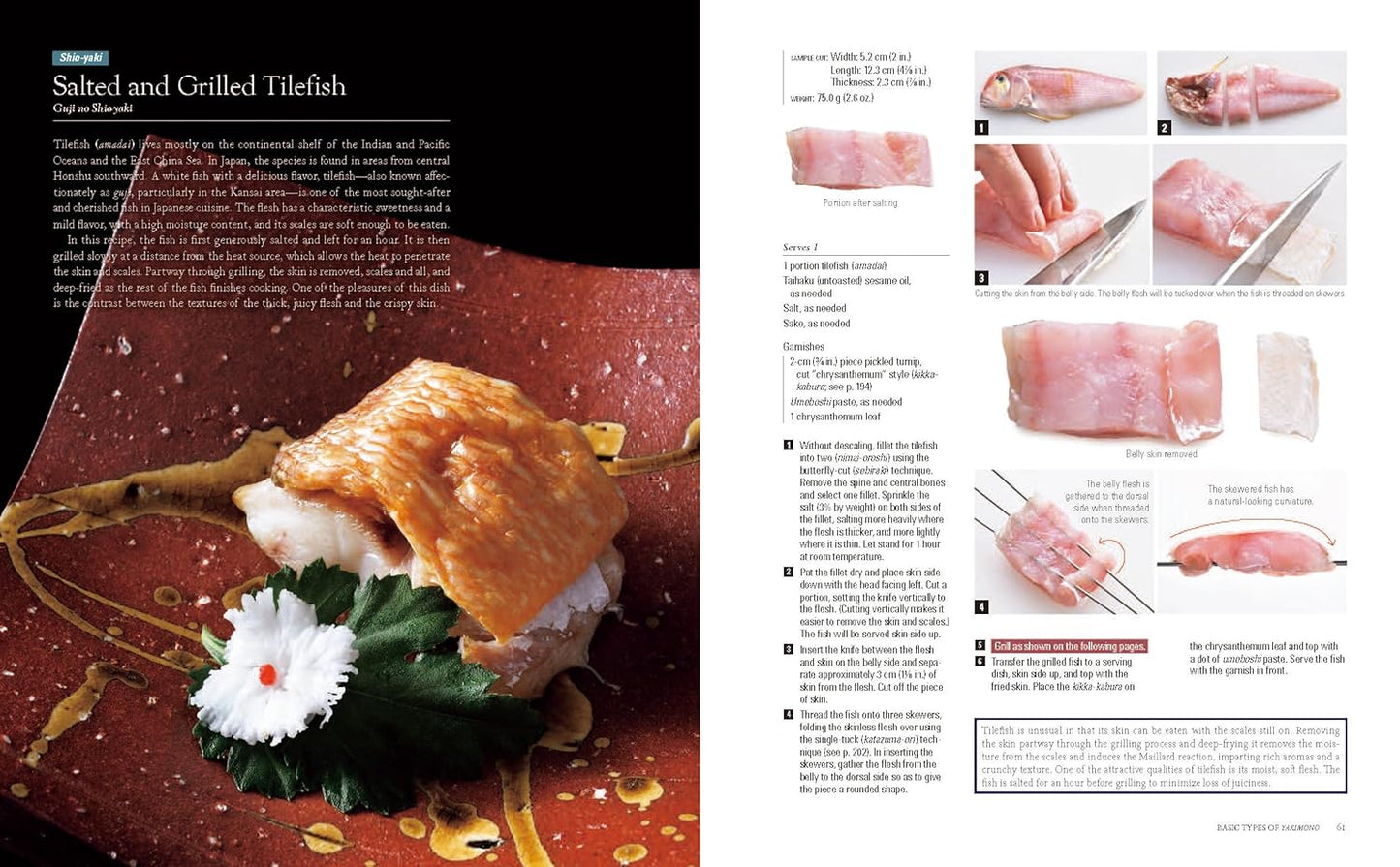 The Japanese Culinary Academy YAKIBA, Grilling Techniques: Shio-yaki, Furishio-yaki,Yuan-yaki, Tare-yaki, and Yakitori (English) - Kamimoto