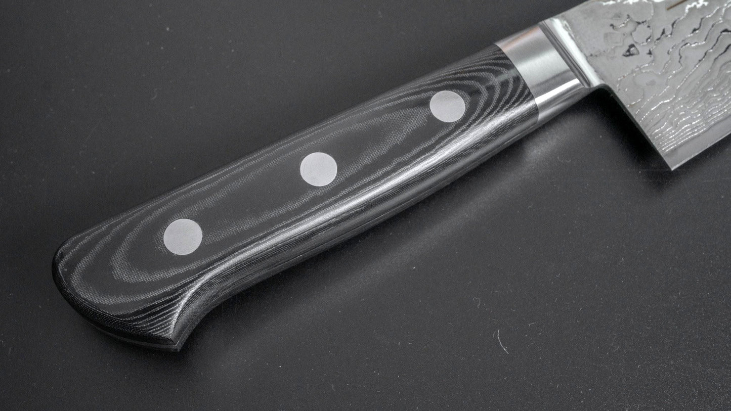 FJ SG2 Nickel Damascus Gyuto 210mm Pakka Handle - Kamimoto