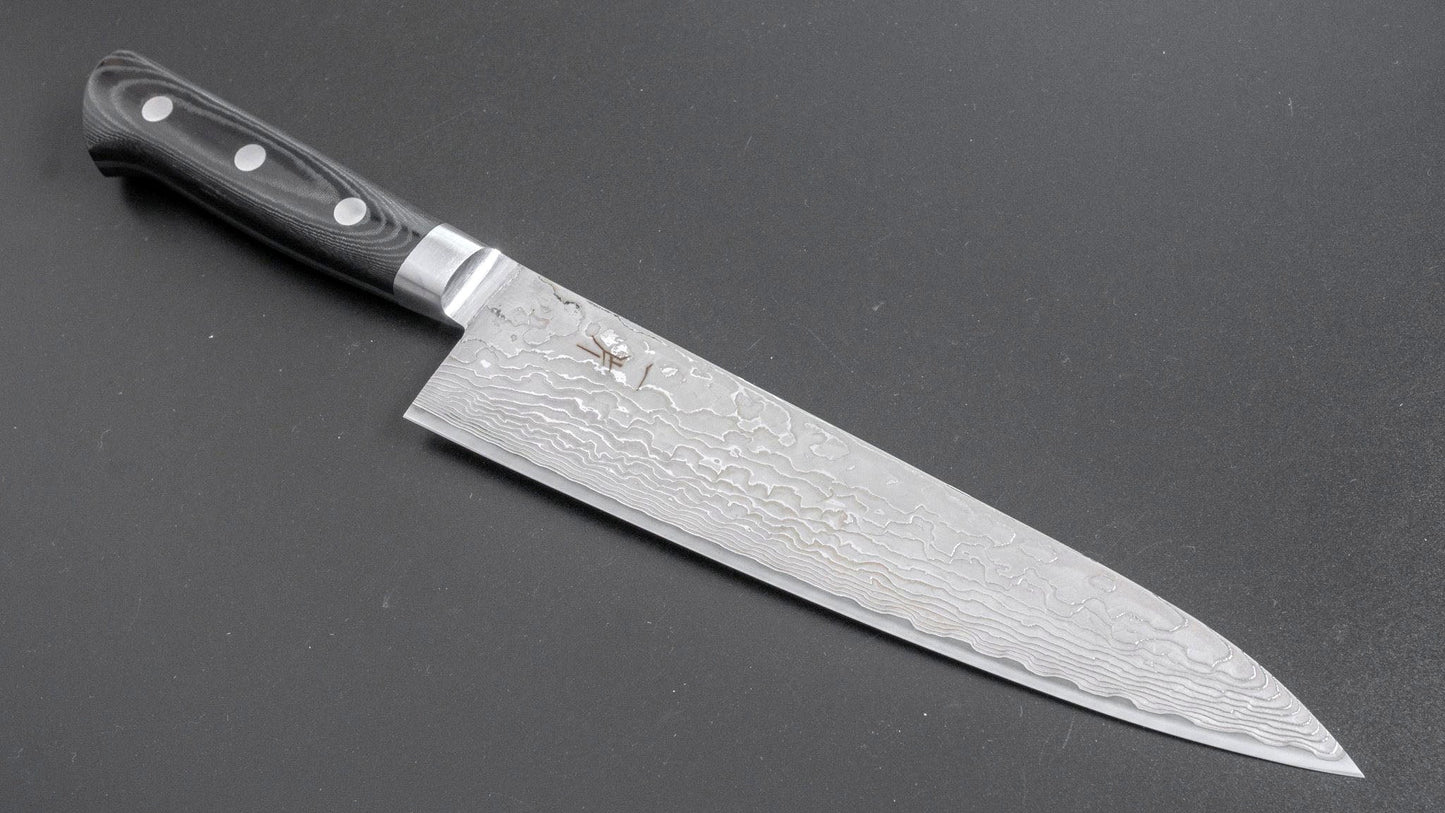 FJ SG2 Nickel Damascus Gyuto 210mm Pakka Handle - Kamimoto