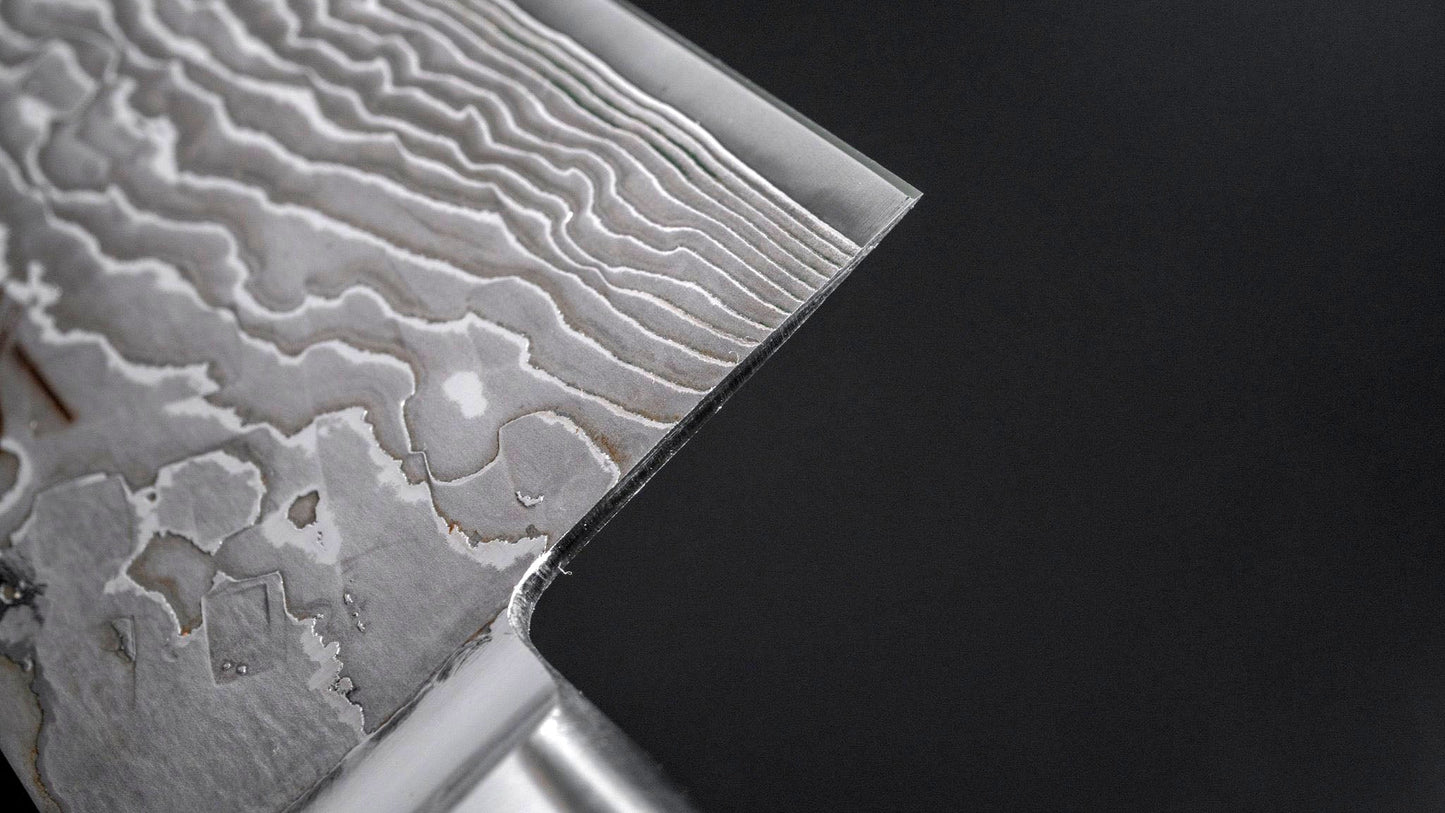 FJ SG2 Nickel Damascus Gyuto 210mm Pakka Handle - Kamimoto