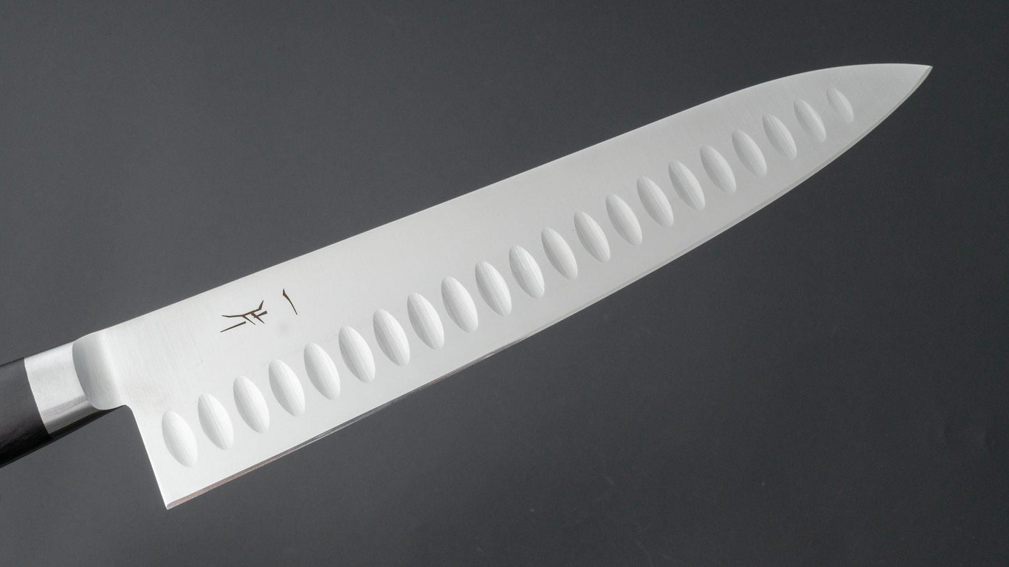 FJ VG-1 Gyuto Pakka Handle (Granton Edge) - Kamimoto