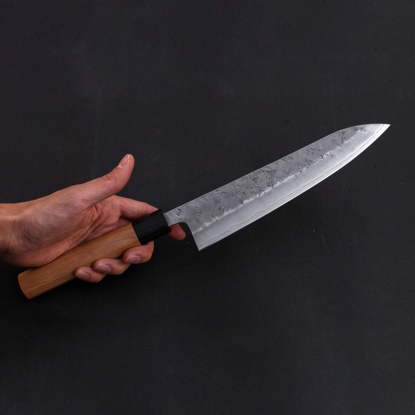 Futana S3 Nashiji Gyuto 210mm Cherry Wood Handle - Kamimoto