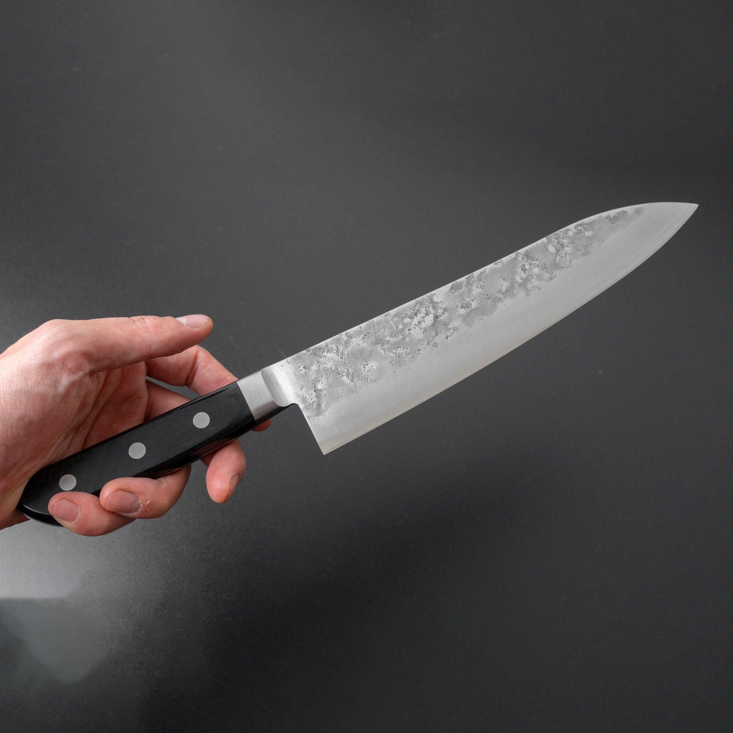 Futana S3 Nashiji Gyuto 210mm Pakka Handle (Yo) - Kamimoto