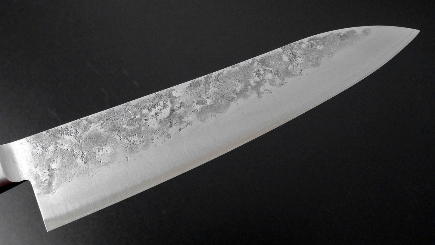 Futana S3 Nashiji Gyuto 210mm Pakka Handle (Yo) - Kamimoto