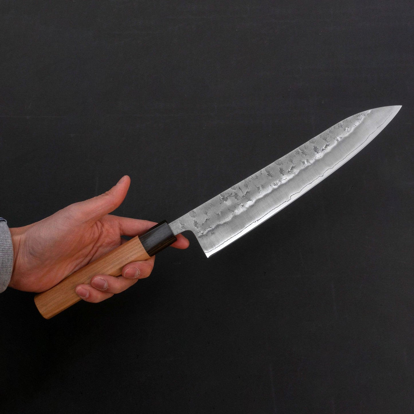 Futana S3 Nashiji Gyuto 240mm Cherry Wood Handle - Kamimoto