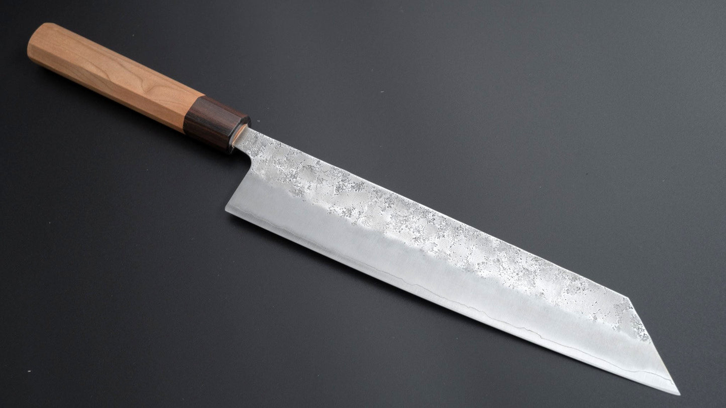 Futana S3 Nashiji Kiritsuke Gyuto Cherry Wood Handle - Kamimoto