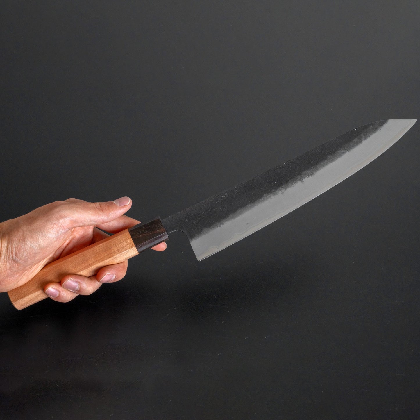 Futana SB Kuro Nashiji Gyuto 240mm Cherry Wood Handle - Kamimoto