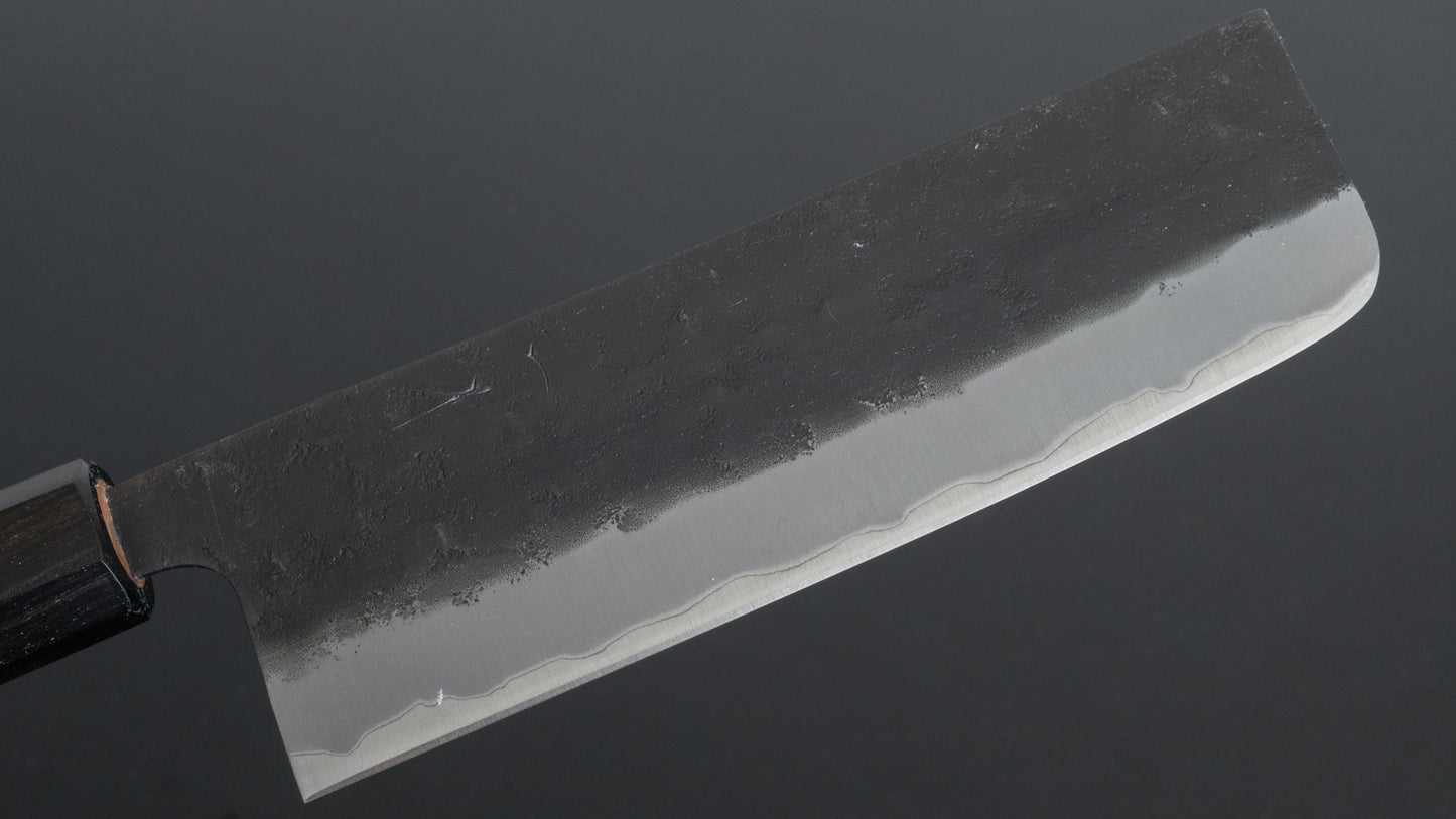 Futana SB Kuro Nashiji Nakiri 165mm Cherry Wood Handle - Kamimoto