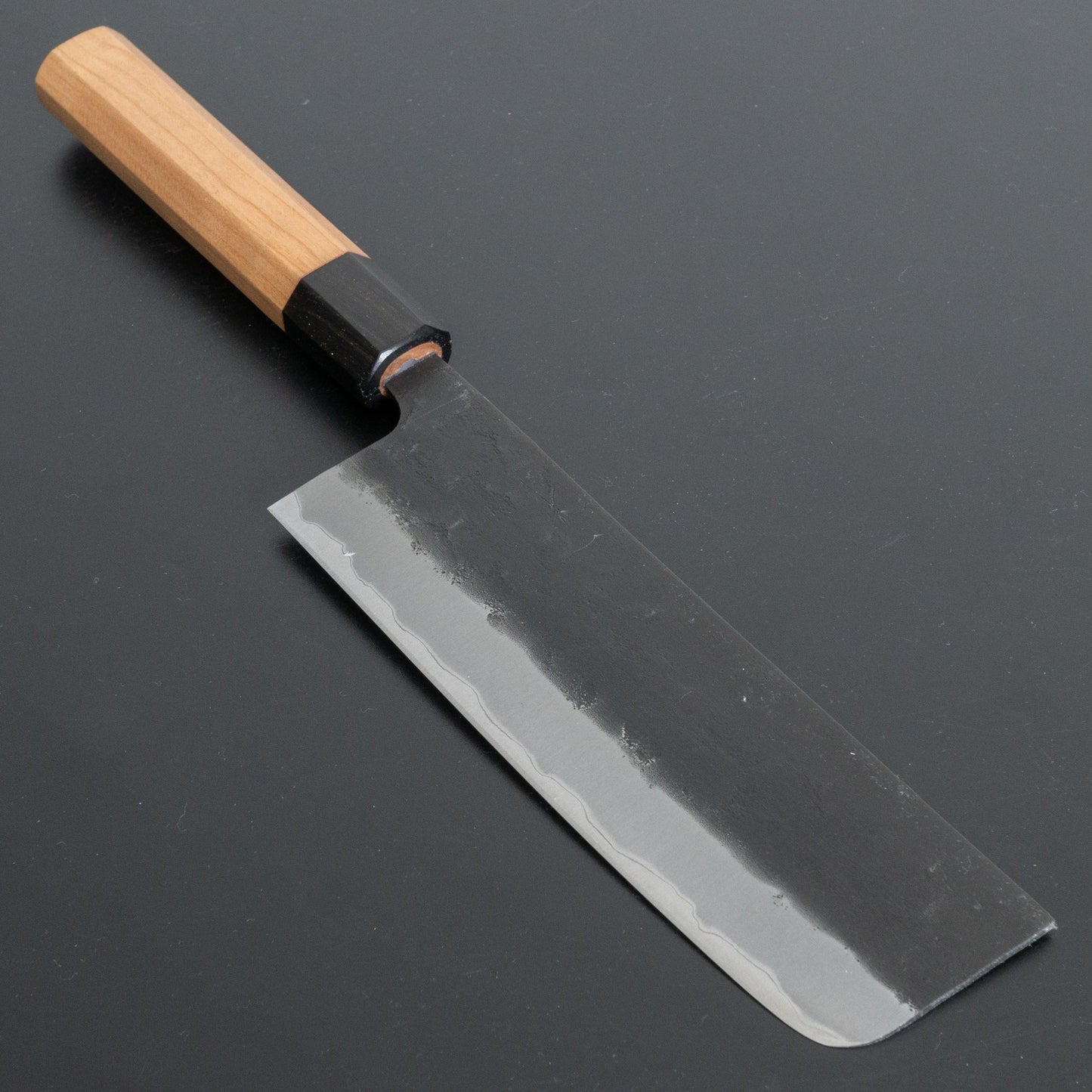 Futana SB Kuro Nashiji Nakiri 165mm Cherry Wood Handle - Kamimoto