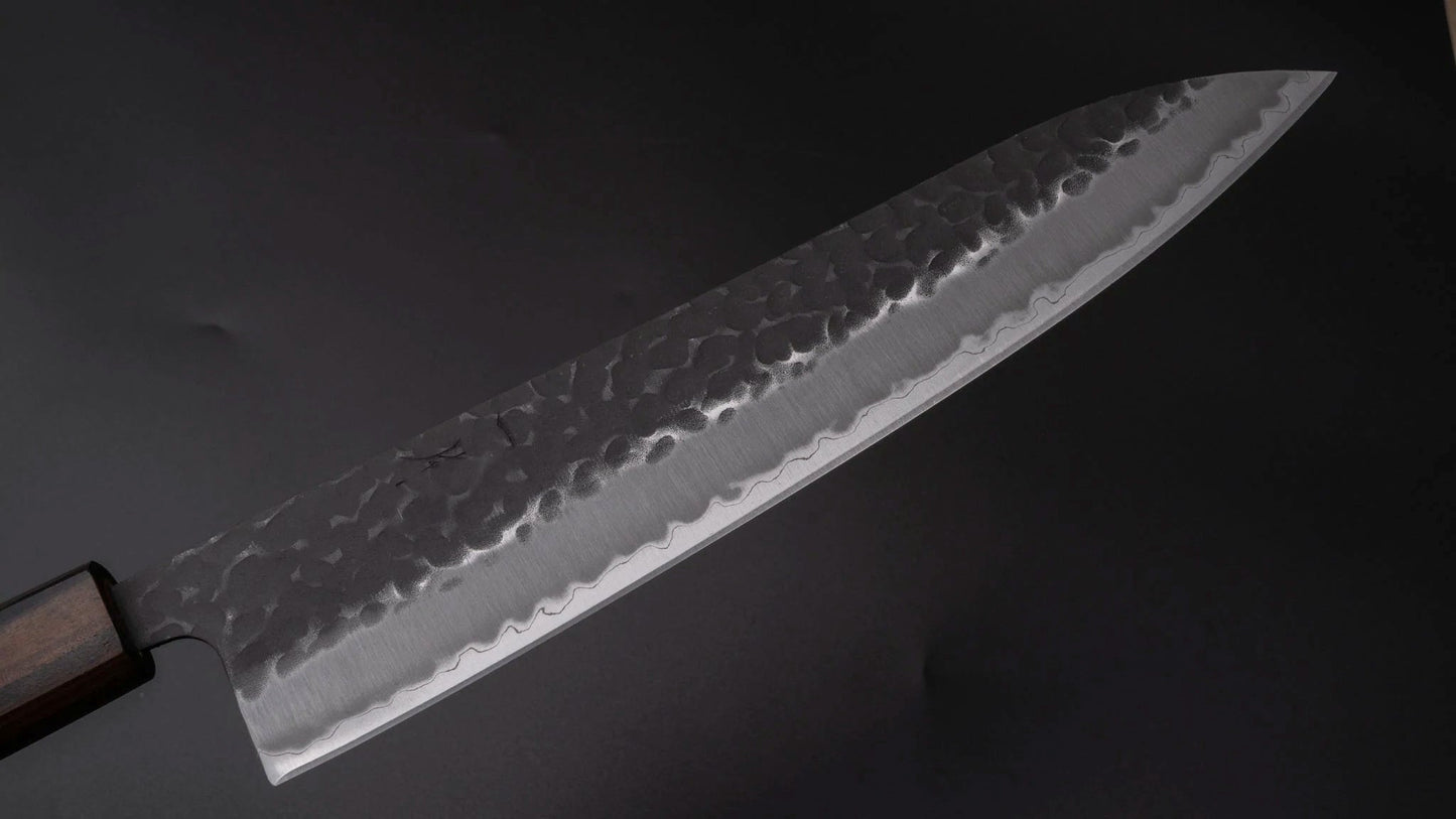 Futana SB Kuro Tsuchime Gyuto 240mm Cherry Wood Handle - Kamimoto