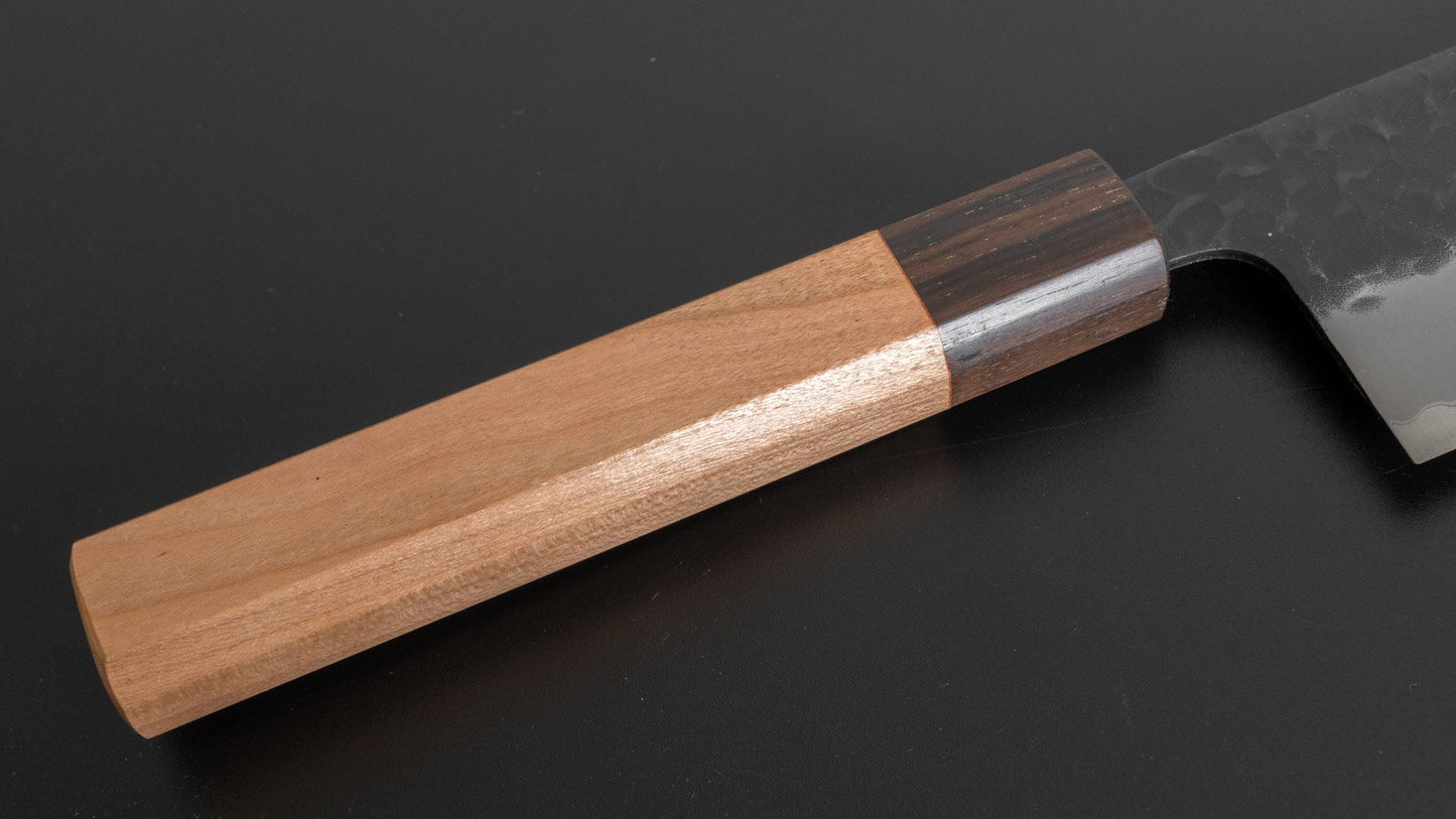 Futana SB Kuro Tsuchime Nakiri 165mm Cherry Wood Handle - Kamimoto