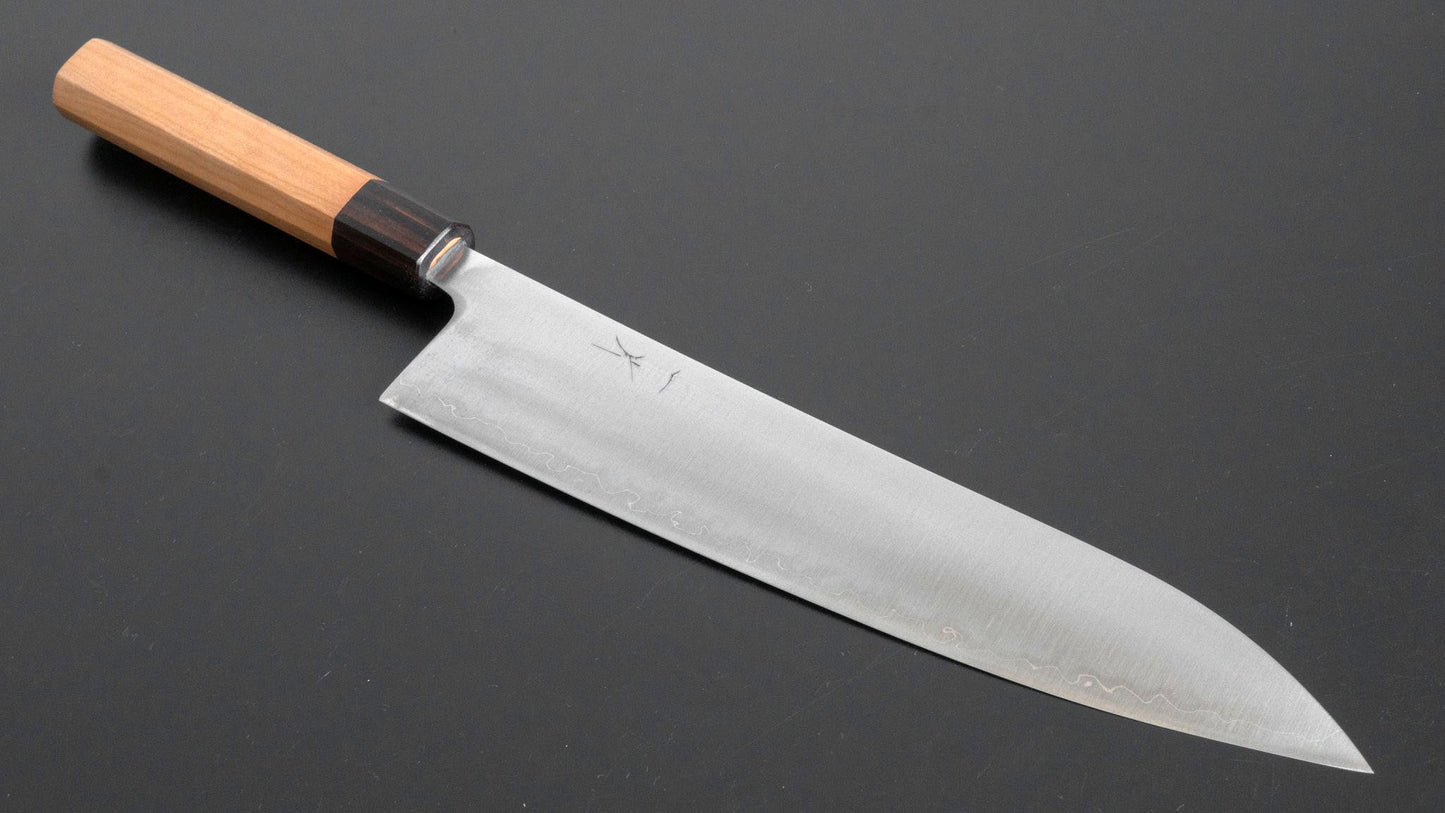 Futana SB Migaki Gyuto 240mm Cherry Wood Handle - Kamimoto