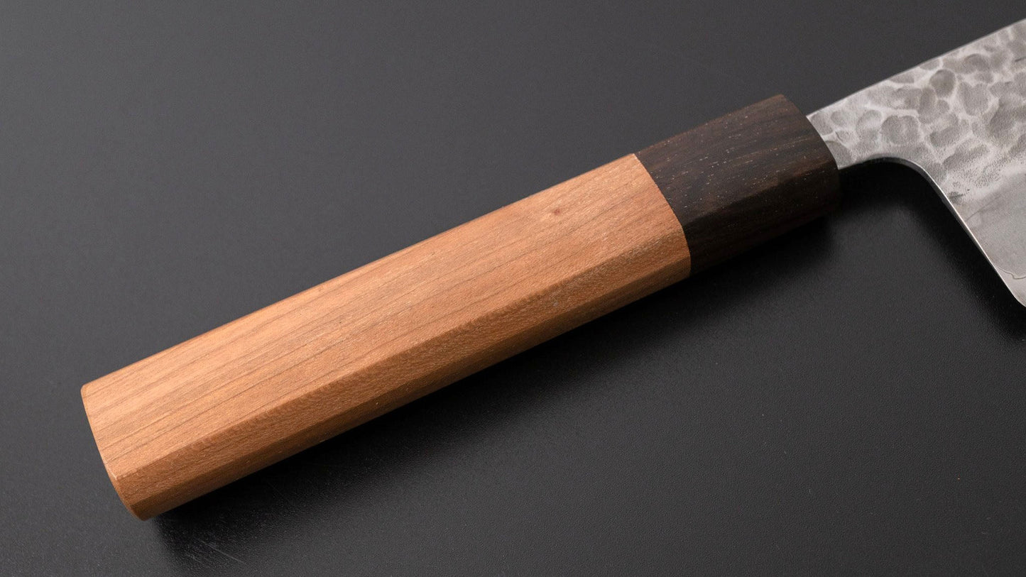 Futana SB Migaki Tsuchime Nakiri 160mm Cherry Wood Handle - Kamimoto
