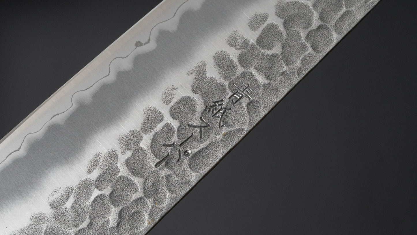Futana SB Migaki Tsuchime Sujihiki Cherry Wood Handle - Kamimoto