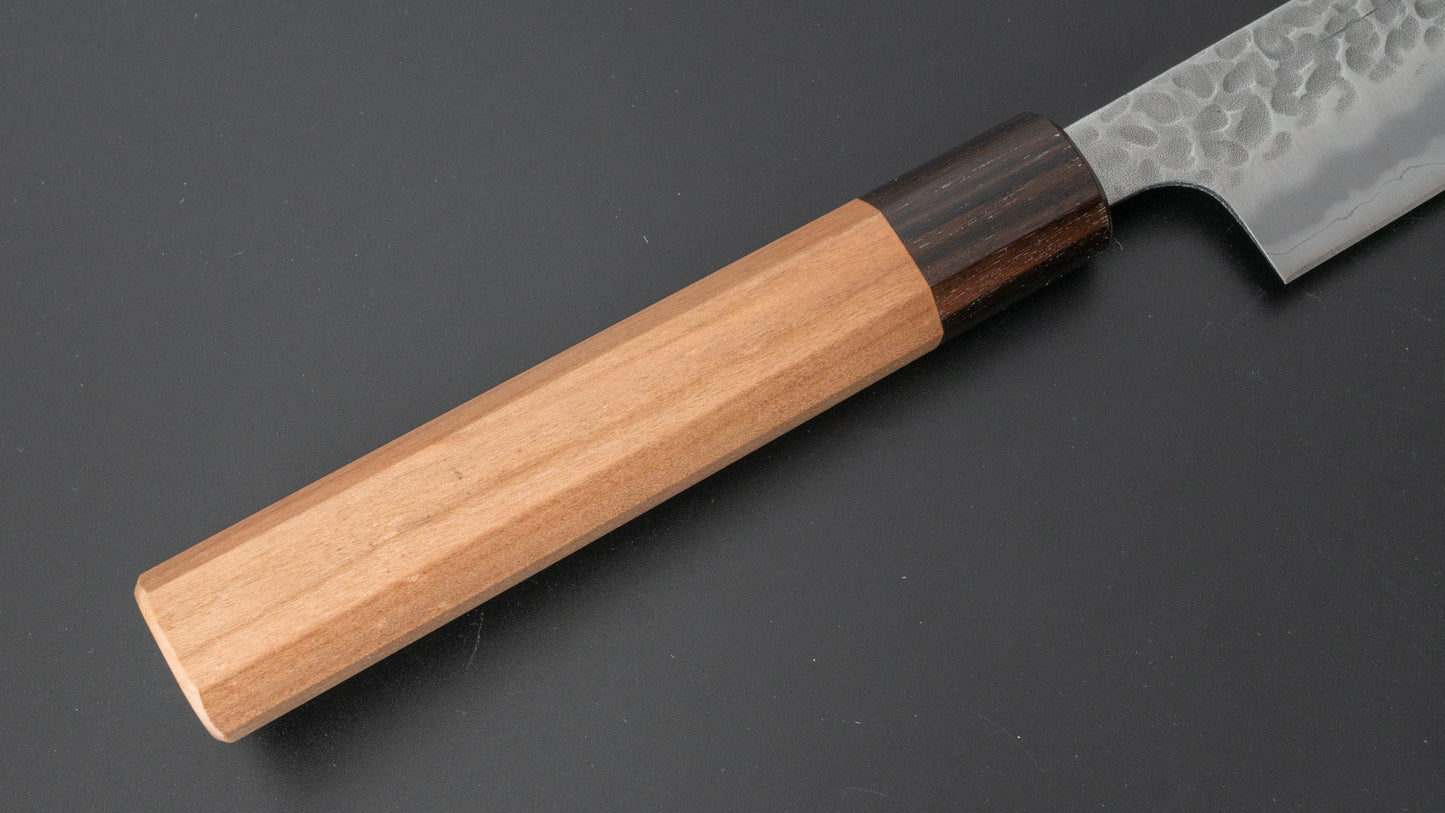 Futana SB Migaki Tsuchime Sujihiki Cherry Wood Handle - Kamimoto
