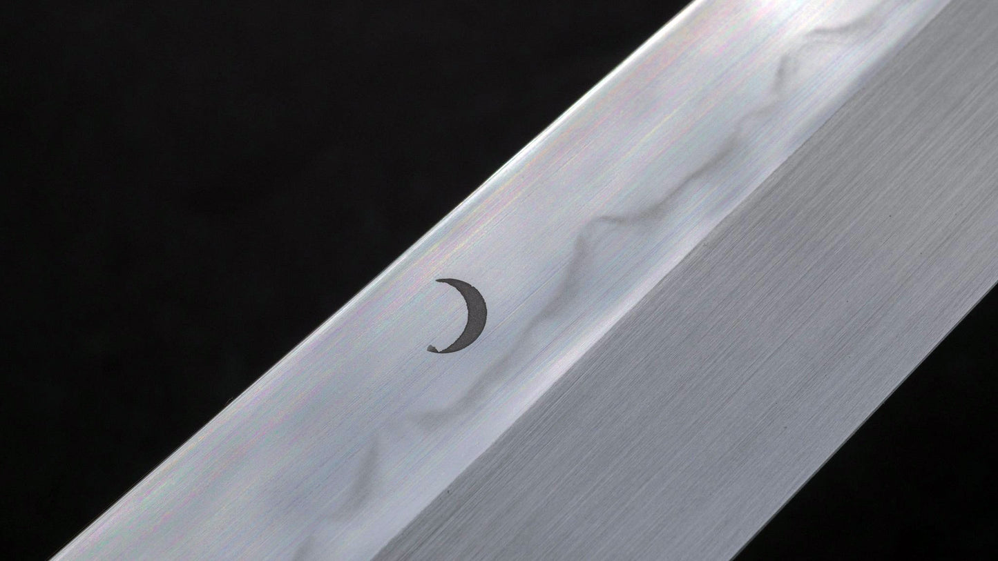 Genkai Manzo Honyaki Sanbonsugi Yanagiba 300mm Ziricote Handle (Saya) - Kamimoto