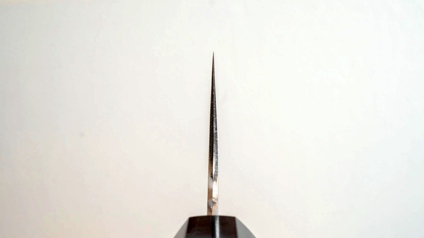 Gorobei Rikichi White #2 Kasumi Gyuto 240mm Ho Wood Handle - Kamimoto