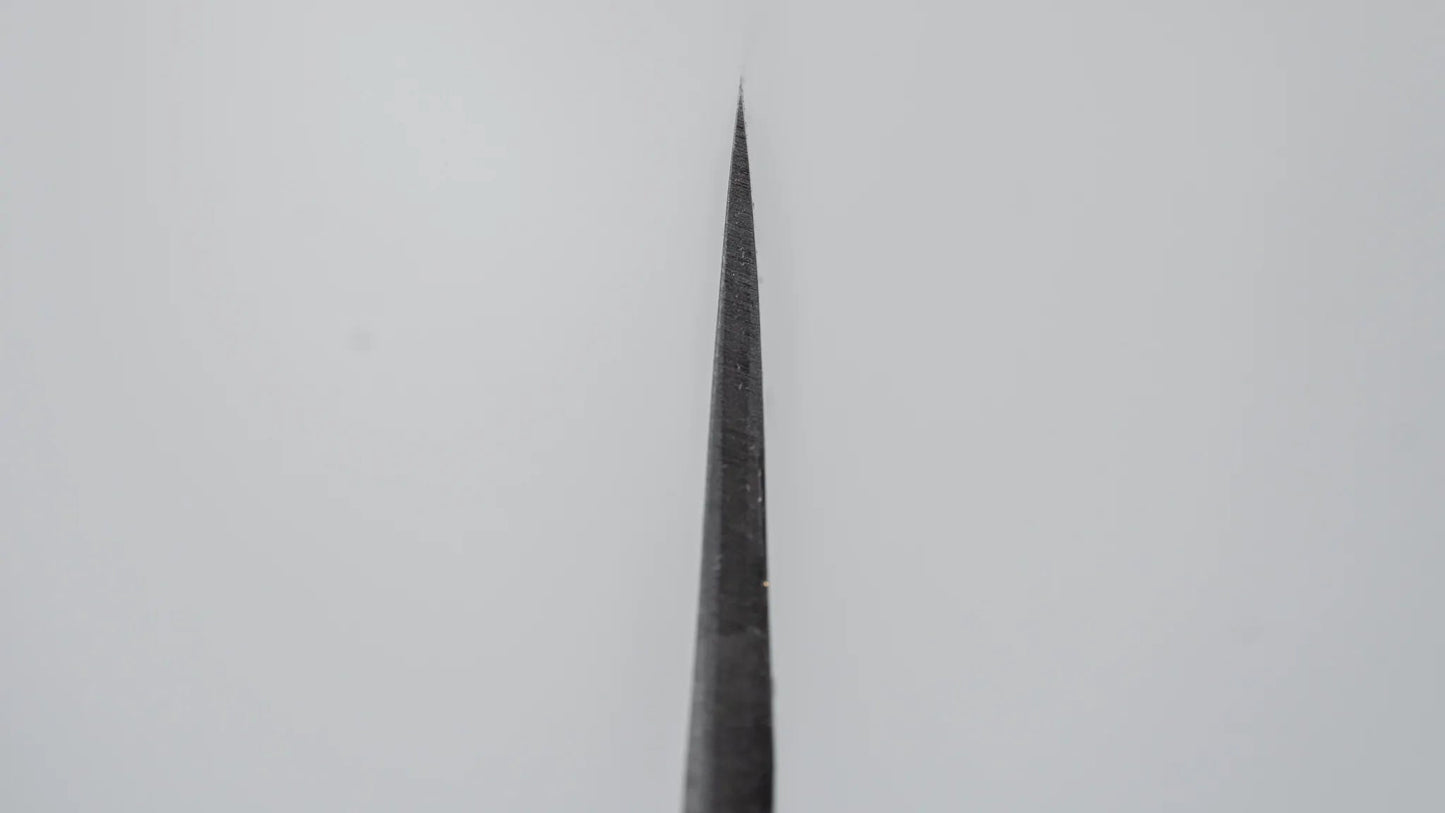 Harima Forged Blue Super Stainless Clad Santoku Walnut Handle - Kamimoto