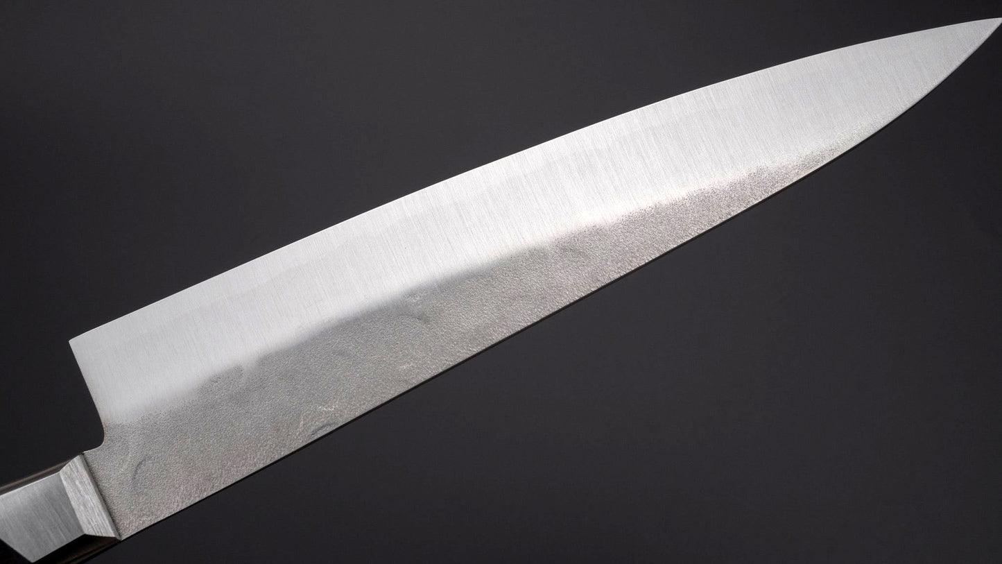 Imojiya Kuma Blue #2 Nashiji Tsuchime Petty 135mm Pakka Handle - Kamimoto