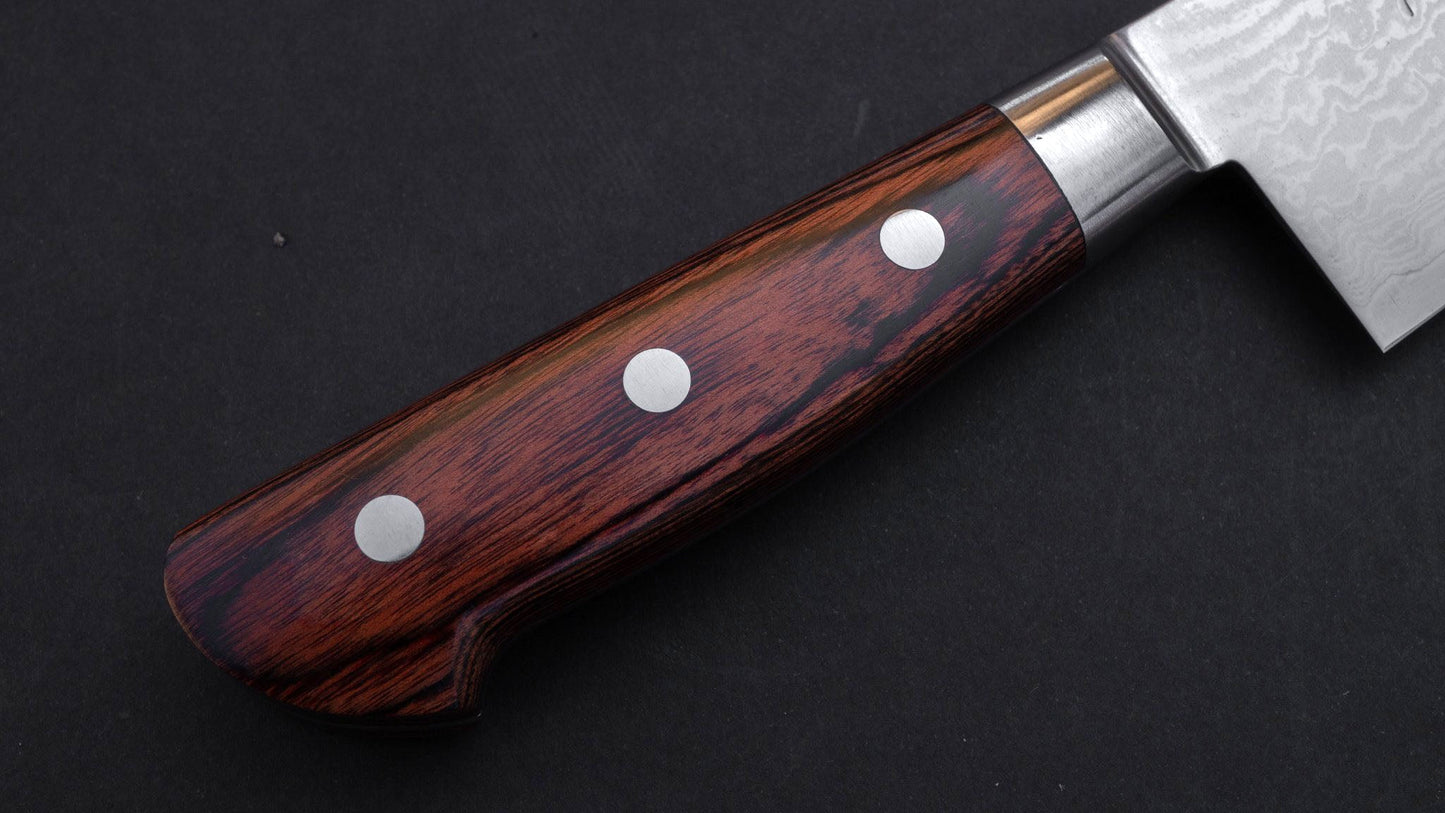 Imojiya ST Damascus Gyuto 210mm Imitation Mahogany Handle - Kamimoto