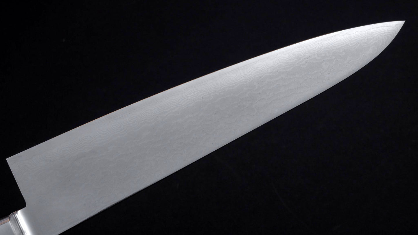 Imojiya ST Damascus Gyuto 210mm Imitation Mahogany Handle - Kamimoto
