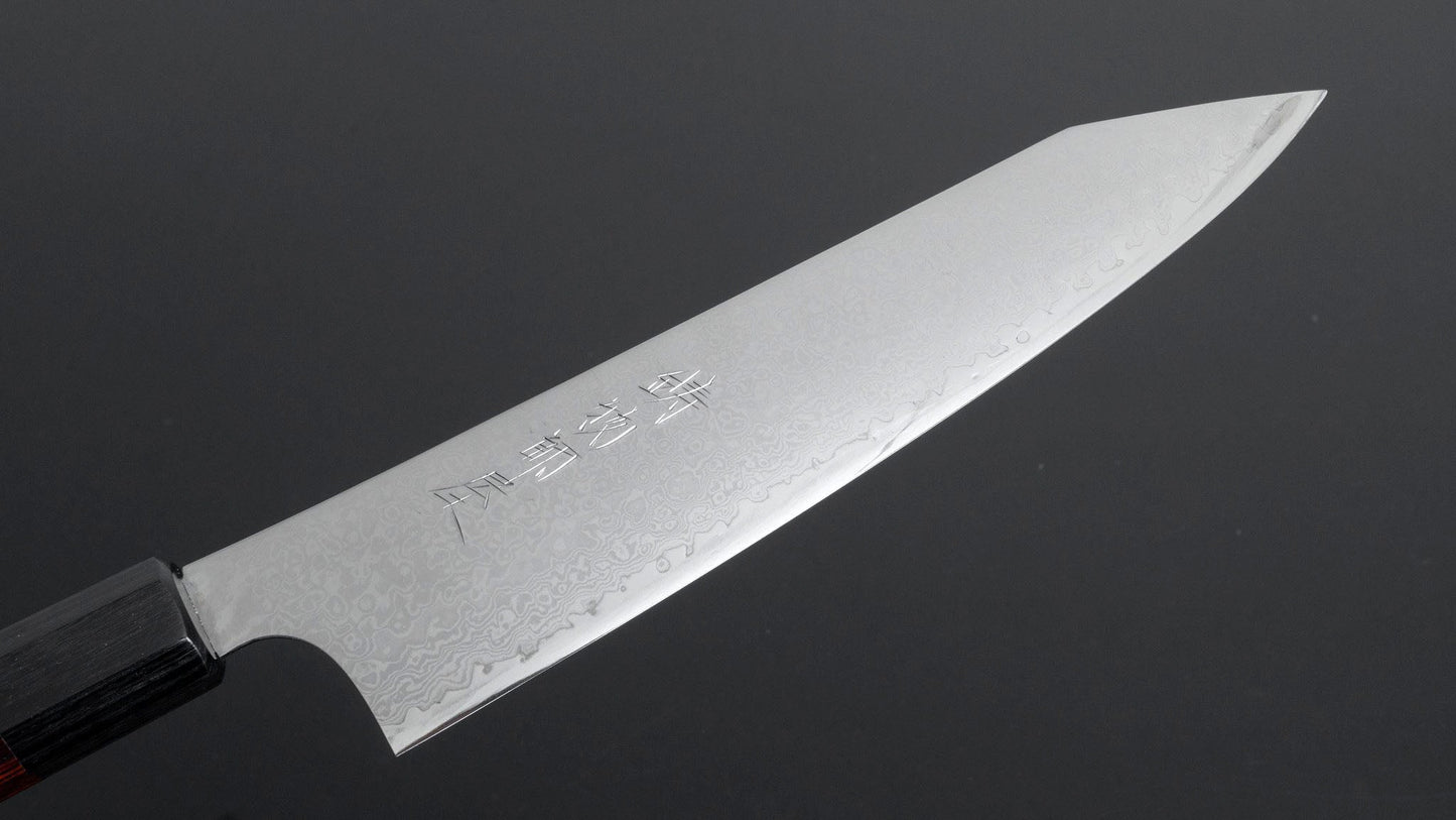 Imojiya TH Damascus Kiritsuke Gyuto 240mm Pakka Handle (Red) - Kamimoto