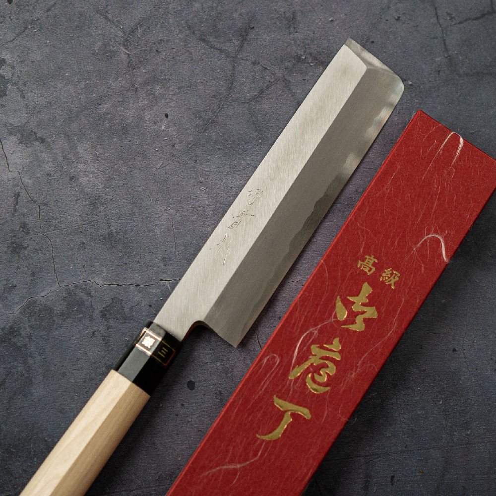 Jikko Shouren Ginsan Usuba (stainless steel) - Kamimoto
