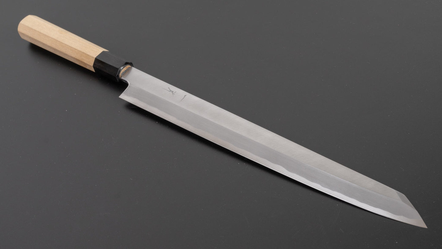 Kikuchiyo Manzo Blue #2 Kiritsuke Yanagiba 300mm Ho Wood Handle (Saya) - Kamimoto