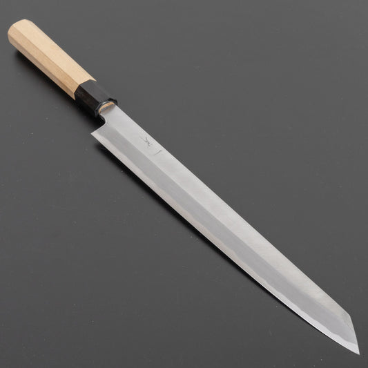 Kikuchiyo Manzo Blue #2 Kiritsuke Yanagiba 300mm Ho Wood Handle (Saya) - Kamimoto