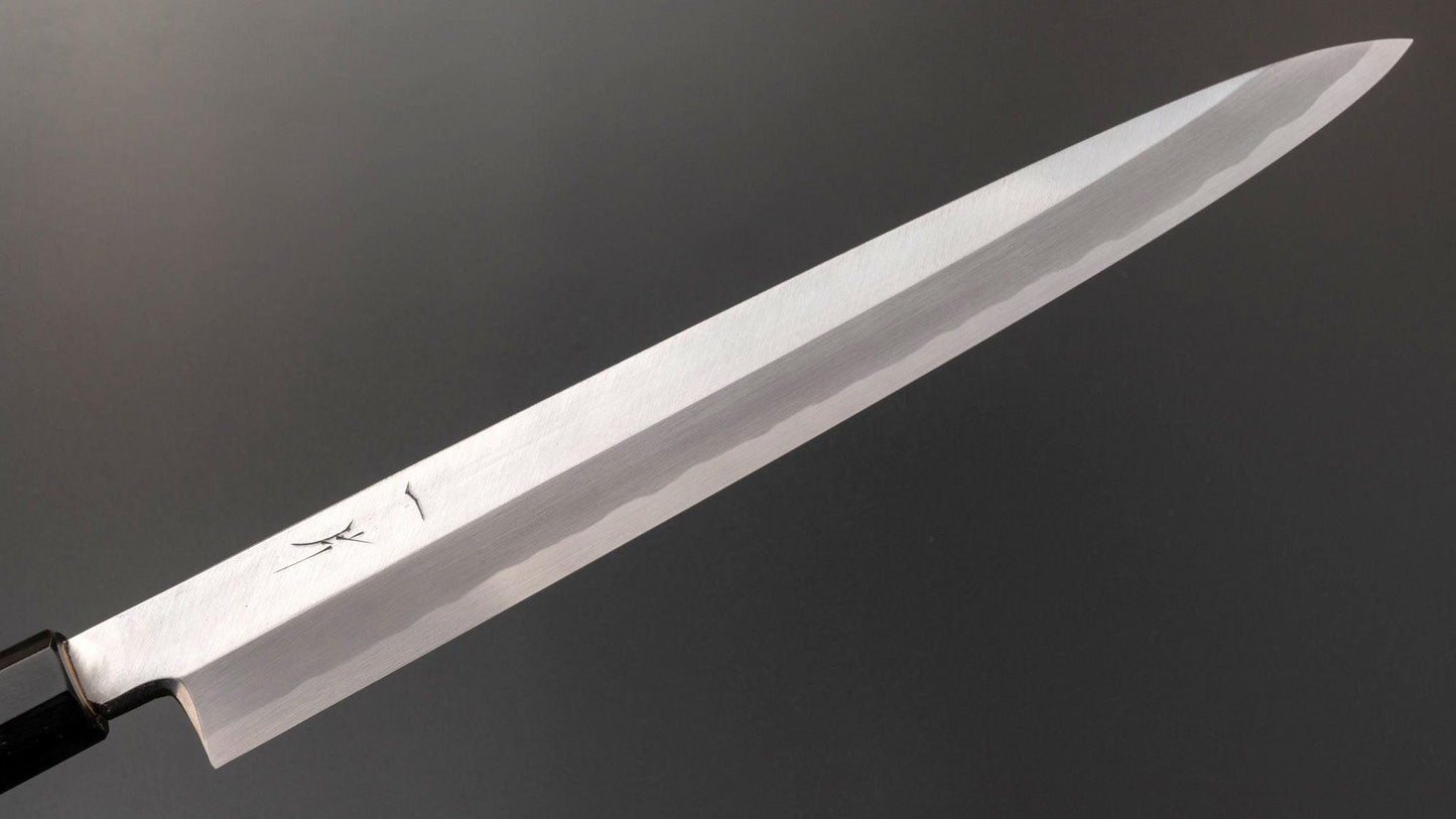 Kikuchiyo Manzo Blue #2 Yanagiba 300mm Ho Wood Handle (Saya) - Kamimoto