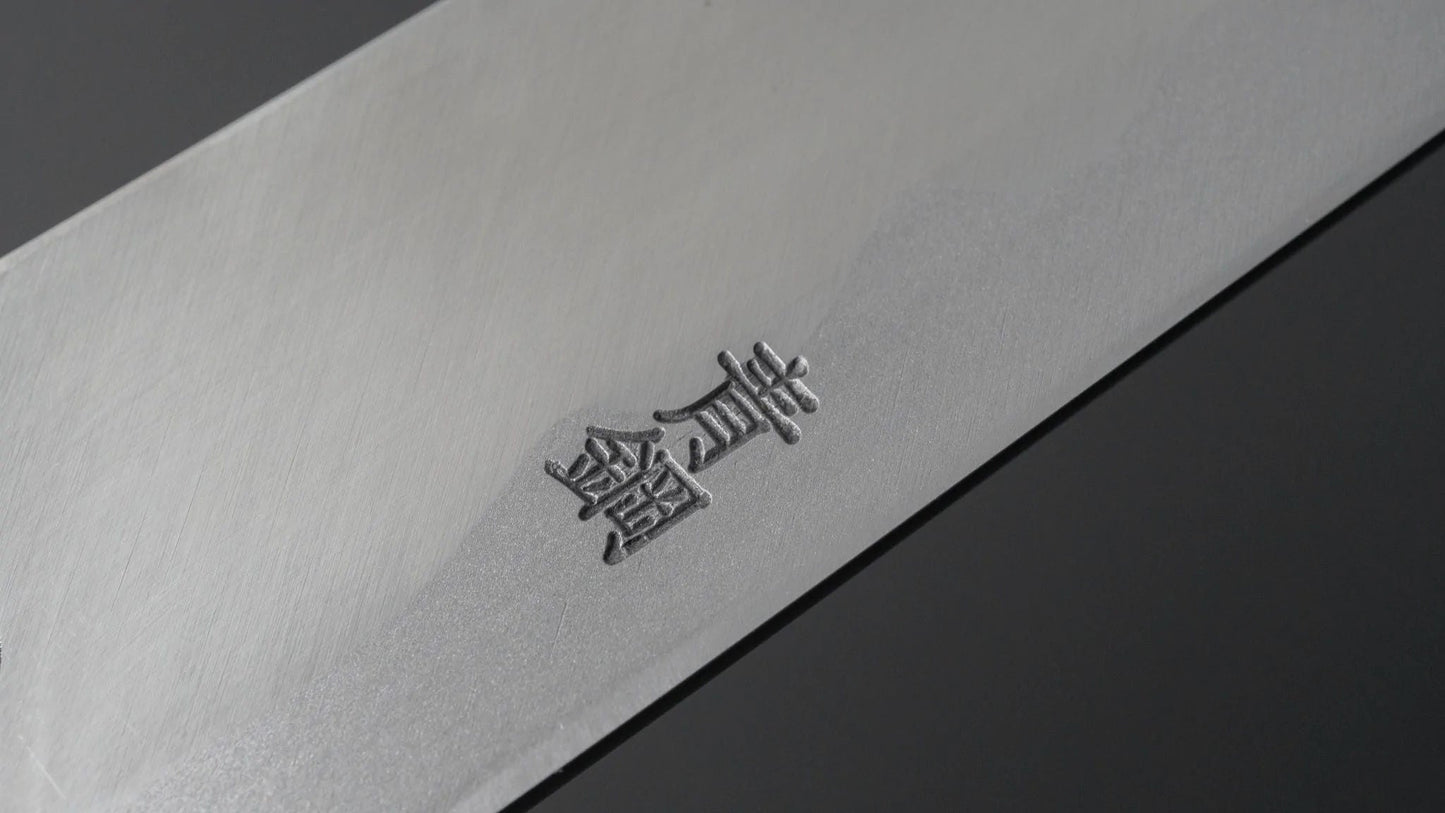 Kikuchiyo Manzo Blue #2 Yanagiba Ebony Handle (Saya) - Kamimoto