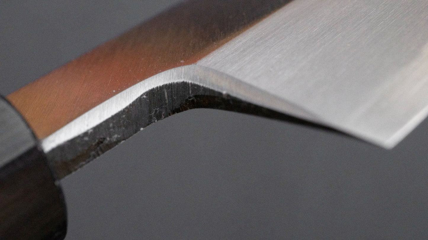 Kikuchiyo Manzo White #3 Kiritsuke 240mm Walnut Handle (Saya) - Kamimoto