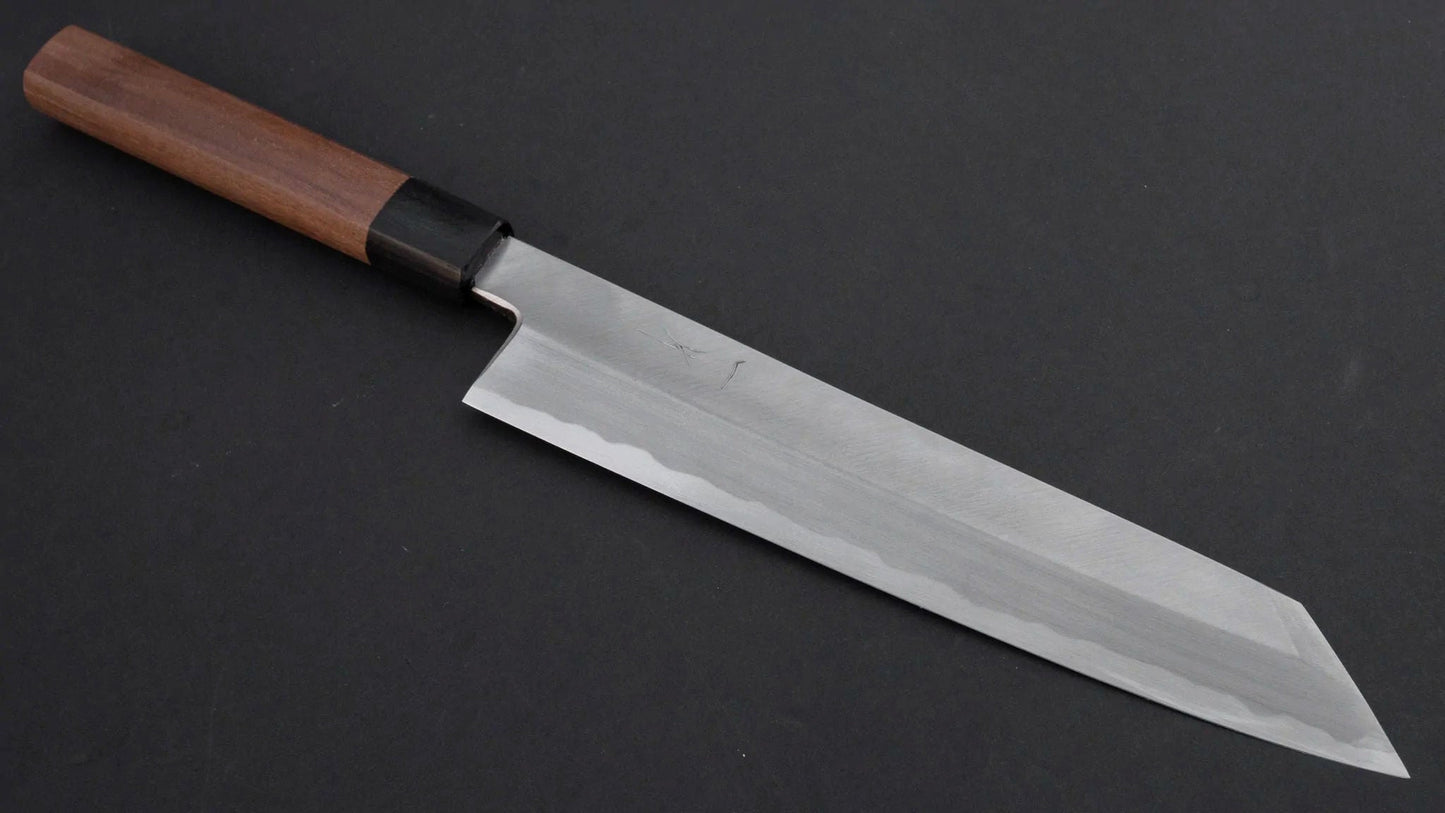 Kikuchiyo Manzo White #3 Kiritsuke 240mm Walnut Handle (Saya) - Kamimoto