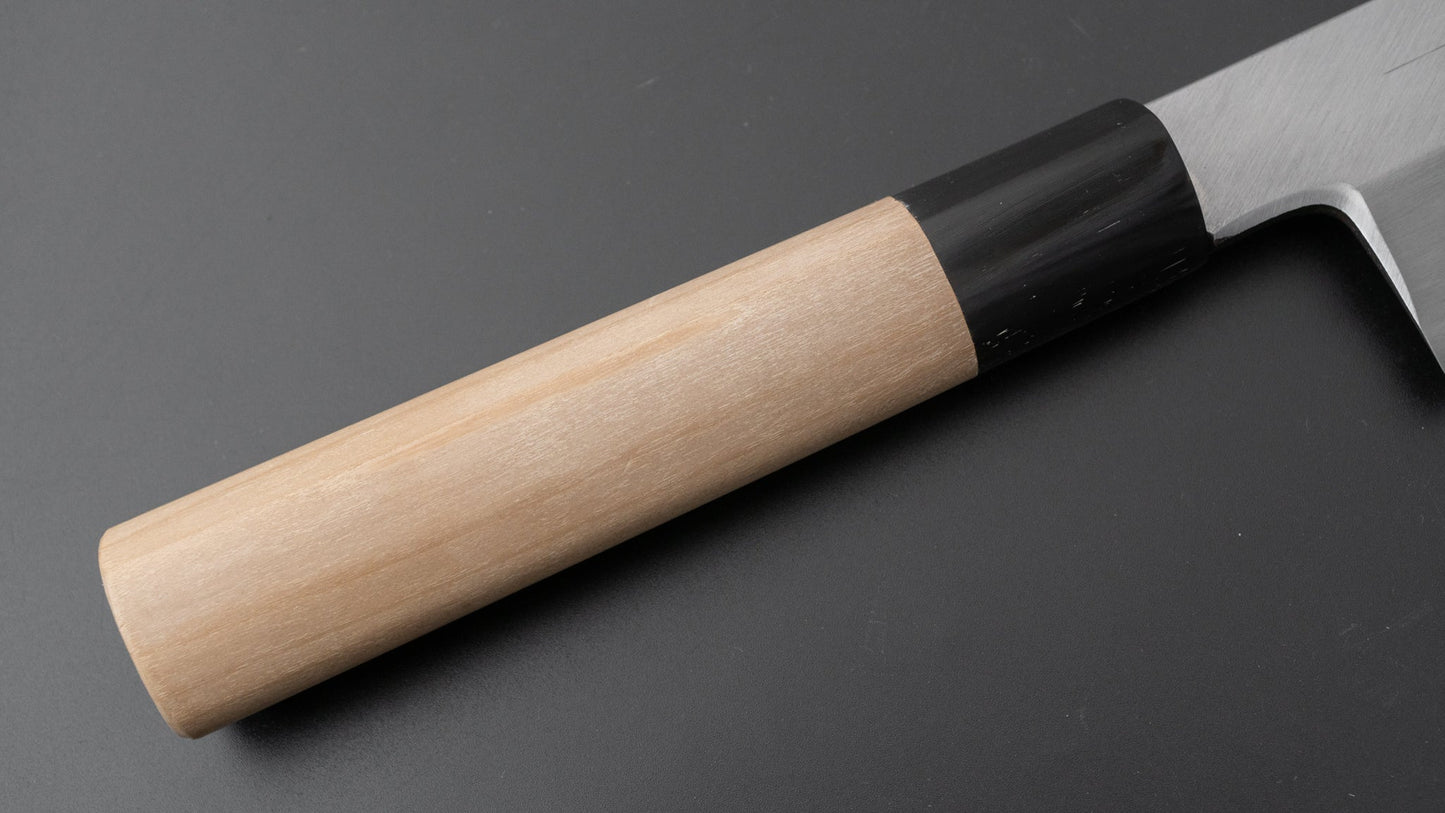 Kikuchiyo Manzo White #3 Usuba 210mm Ho Wood Handle (D-Shape) - Kamimoto