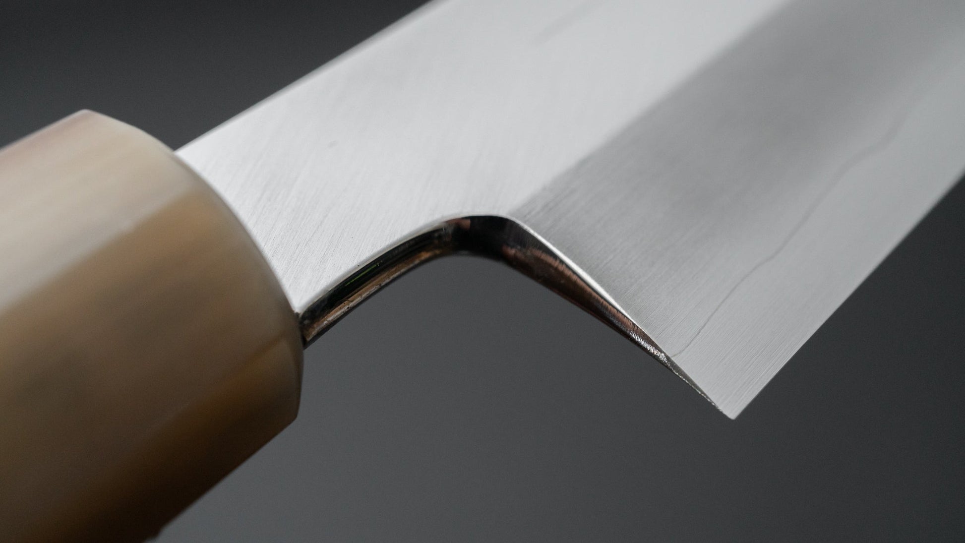 Kikuchiyo Mosuke Silver #3 Yanagiba Ebony Handle (Saya) - Kamimoto