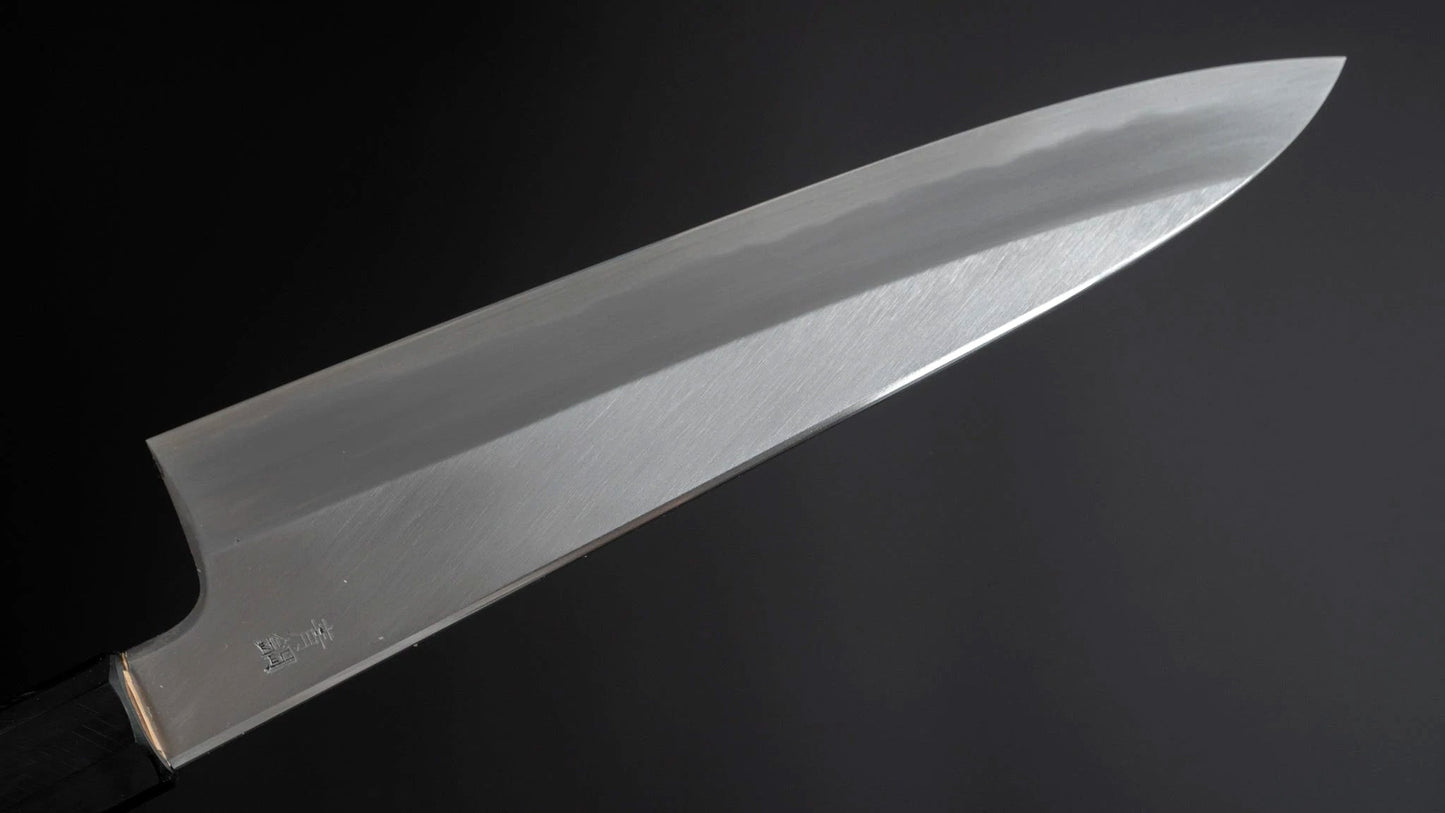 Kikuchiyo Ren Blue #2 Gyuto 210mm Ho Wood Handle - Kamimoto