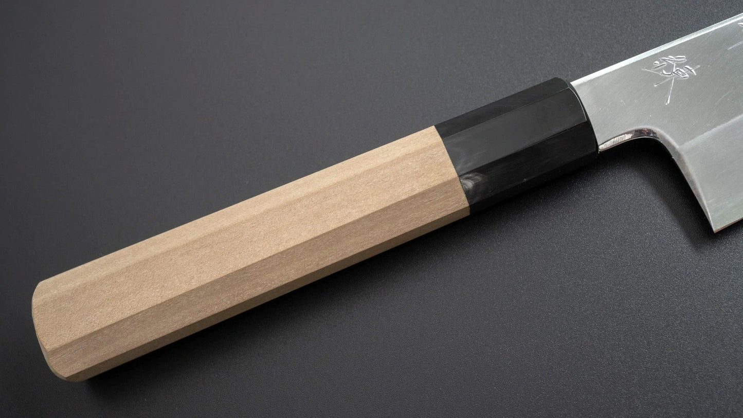 Kikuchiyo Ren Blue #2 Gyuto 210mm Ho Wood Handle - Kamimoto