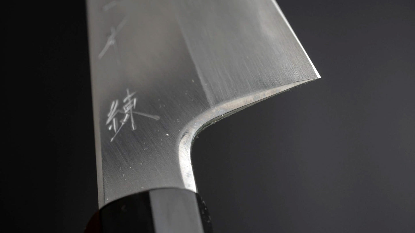 Kikuchiyo Ren Blue #2 Gyuto 210mm Ho Wood Handle - Kamimoto