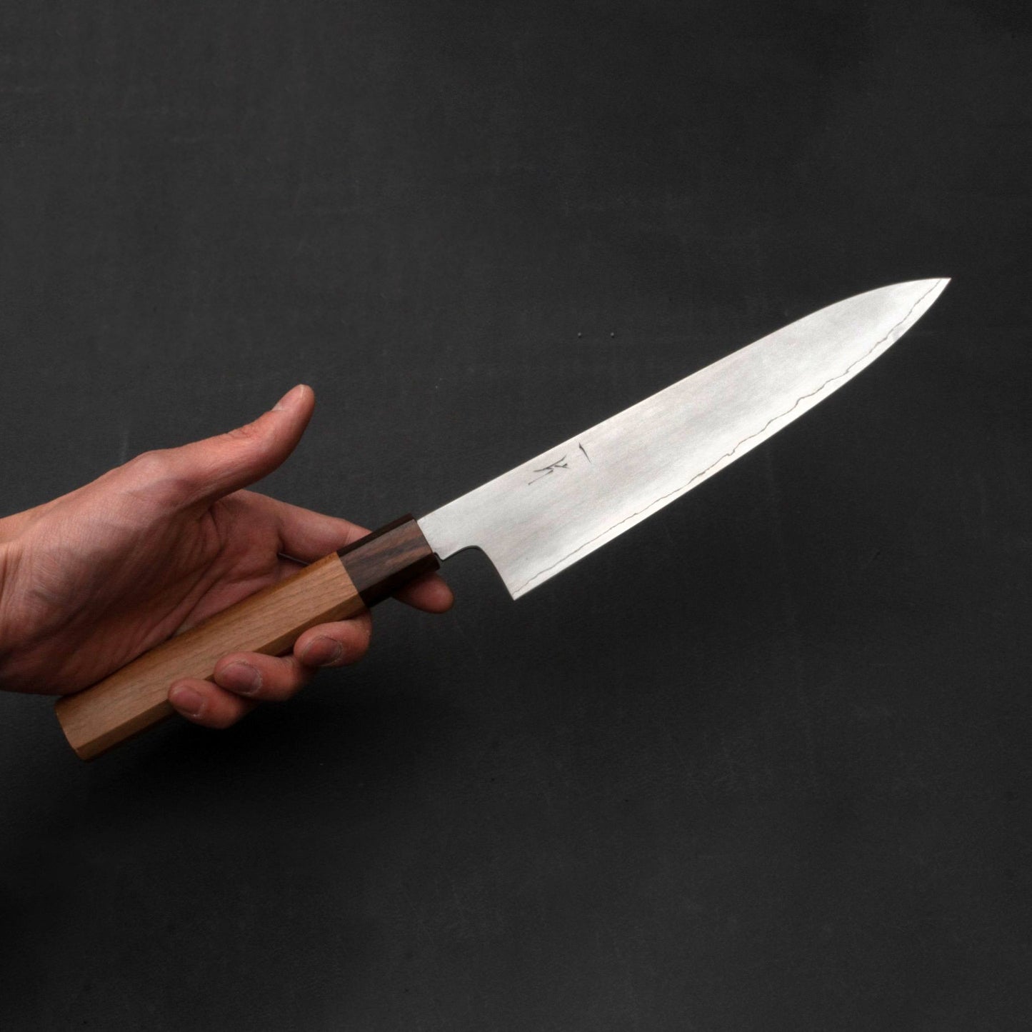 Kikuchiyo Yohei Ginsan Kasumi Gyuto 210mm + Saya - Kamimoto