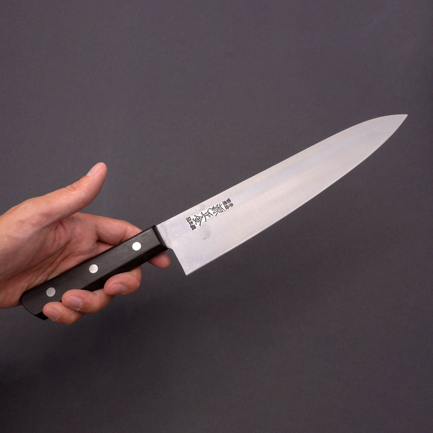 Masakane Vintage SK Gyuto 210mm Ebony Handle (No Bolster) - Kamimoto