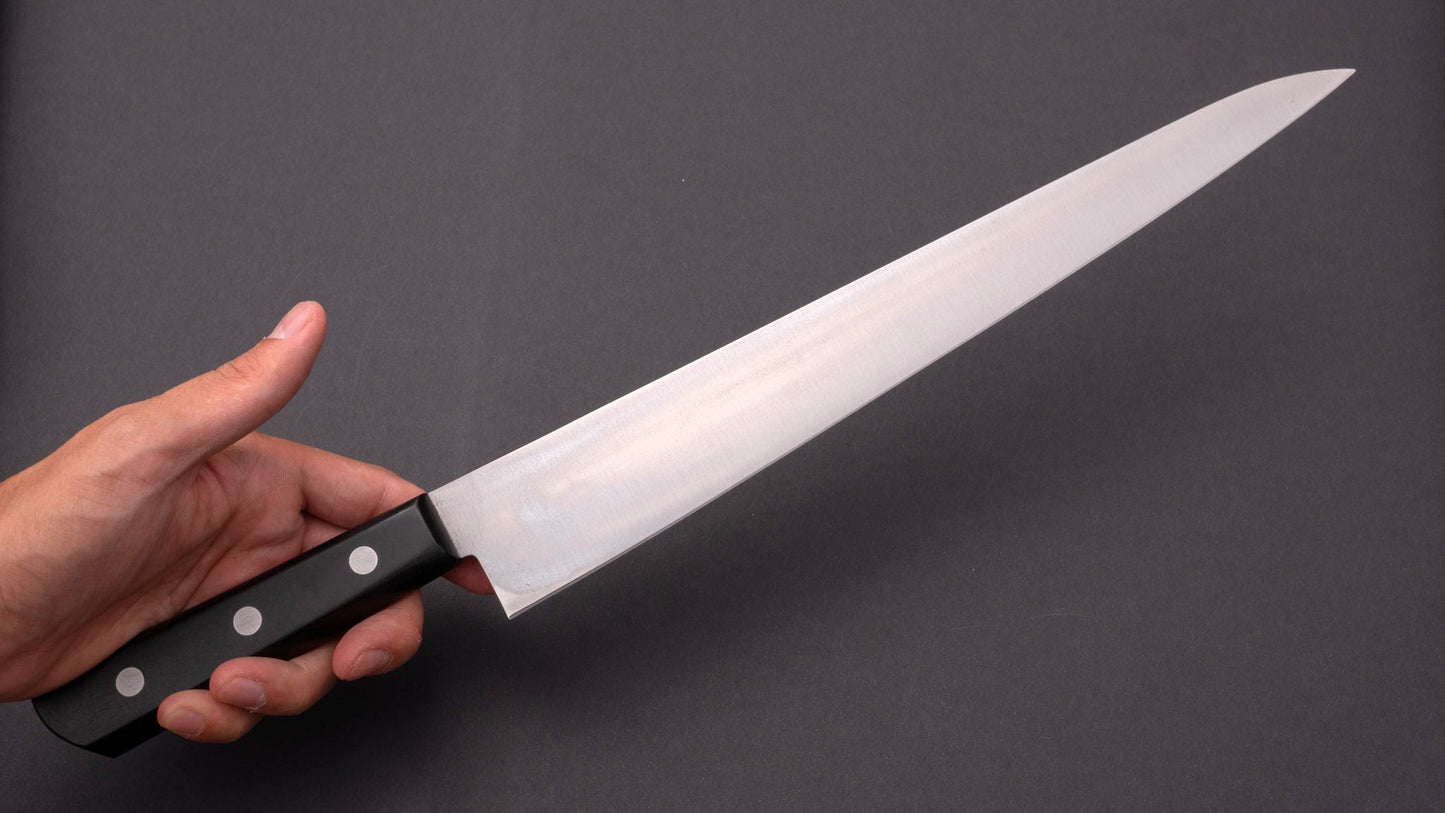 Masakane Vintage Sujihiki knife 300mm Ebony Handle - Kamimoto