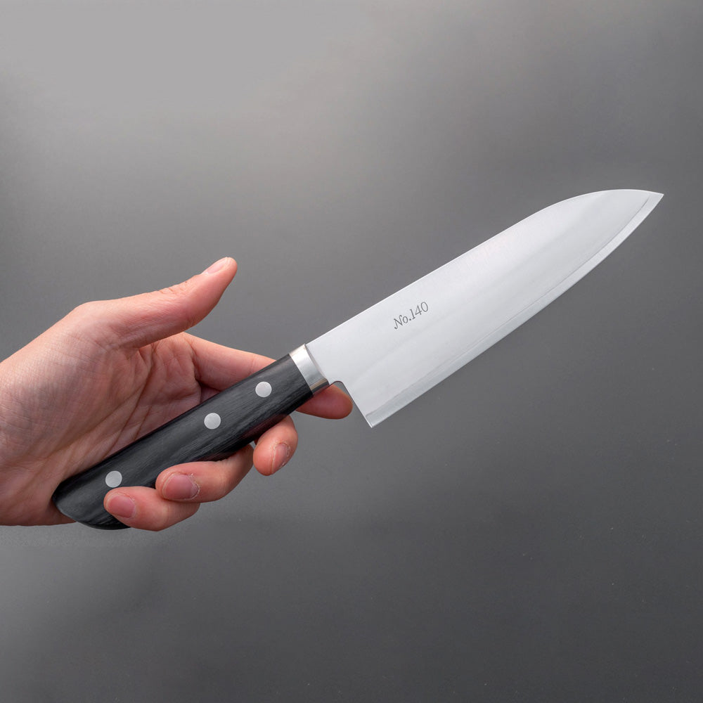 Morihei Kiyomitsu #140 Santoku 165mm Pakka Handle - Kamimoto