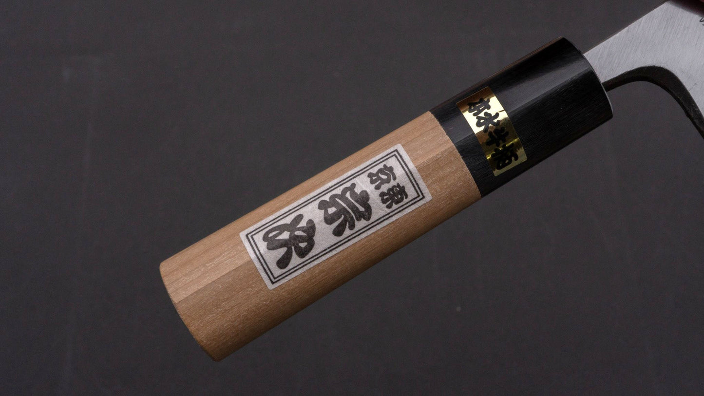 Morihei Munetsugu White #2 Deba 105mm Ho Wood Handle - Kamimoto