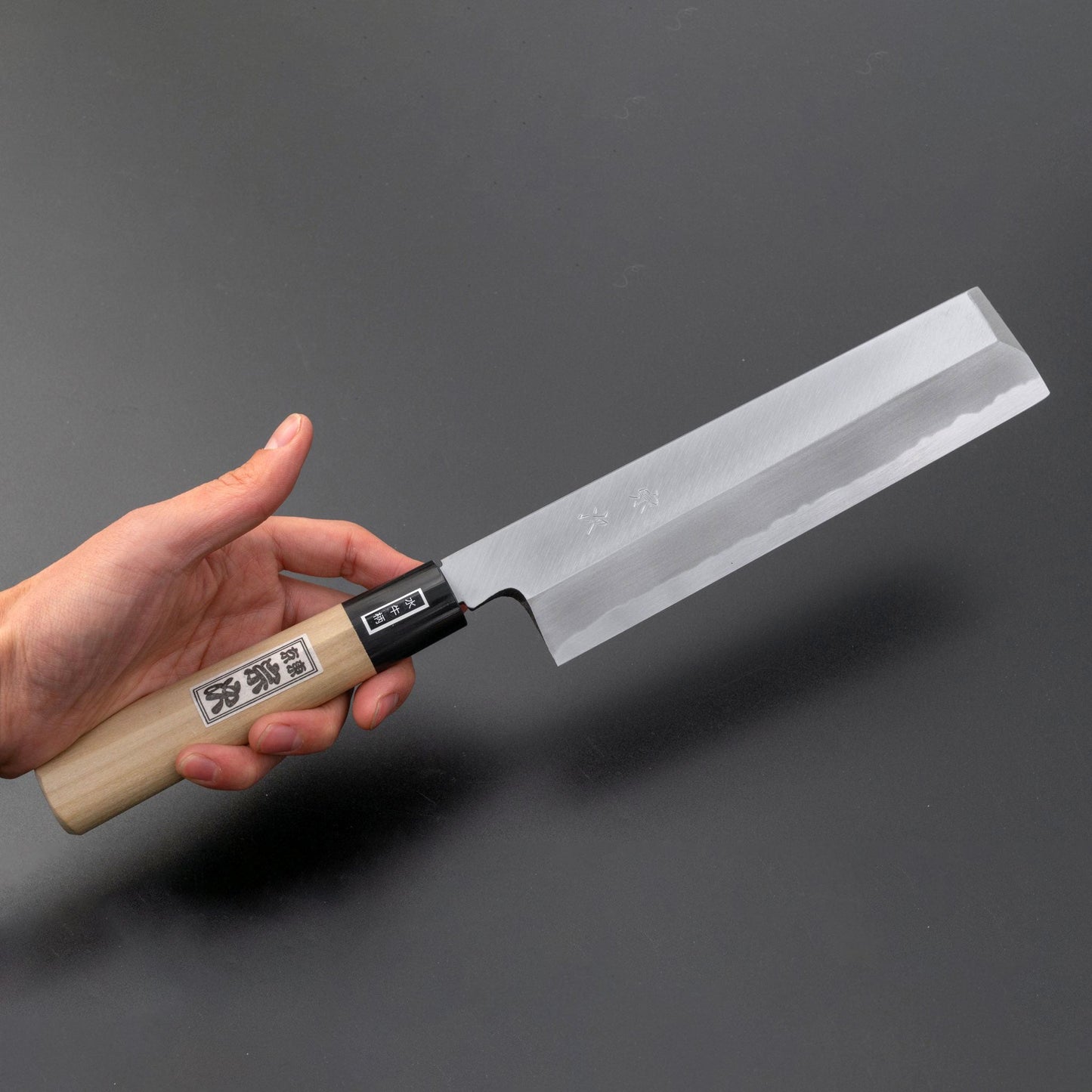 Morihei Munetsugu White #2 Usuba 210mm Ho Wood Handle - Kamimoto