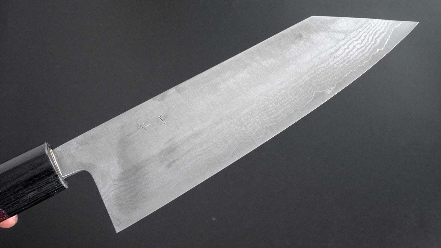 Setsu Forged VG-10 Damascus Bunka 170mm Rosewood Handle - Kamimoto